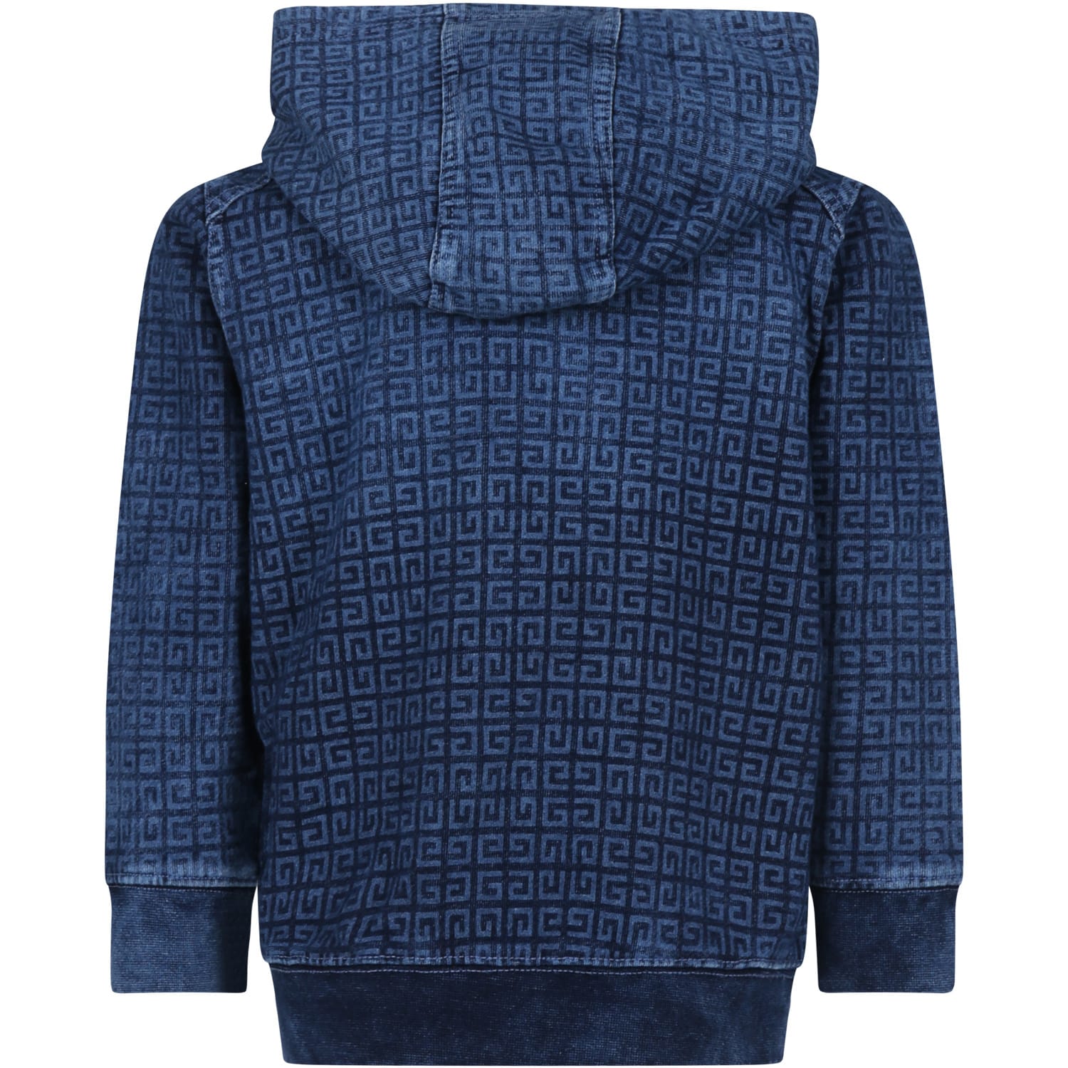 Shop Givenchy Blue Sweatshirt For Boy With Logo