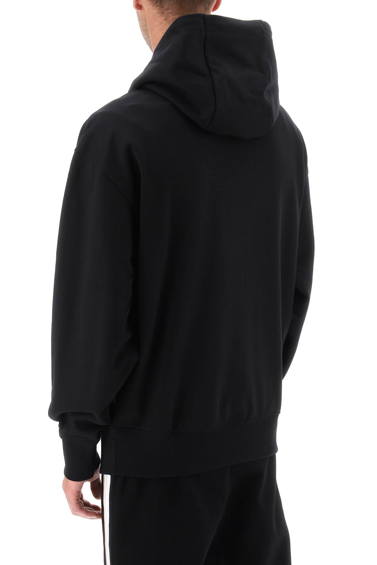 Shop Hugo Boss Sullivan Logo Hoodie In Black