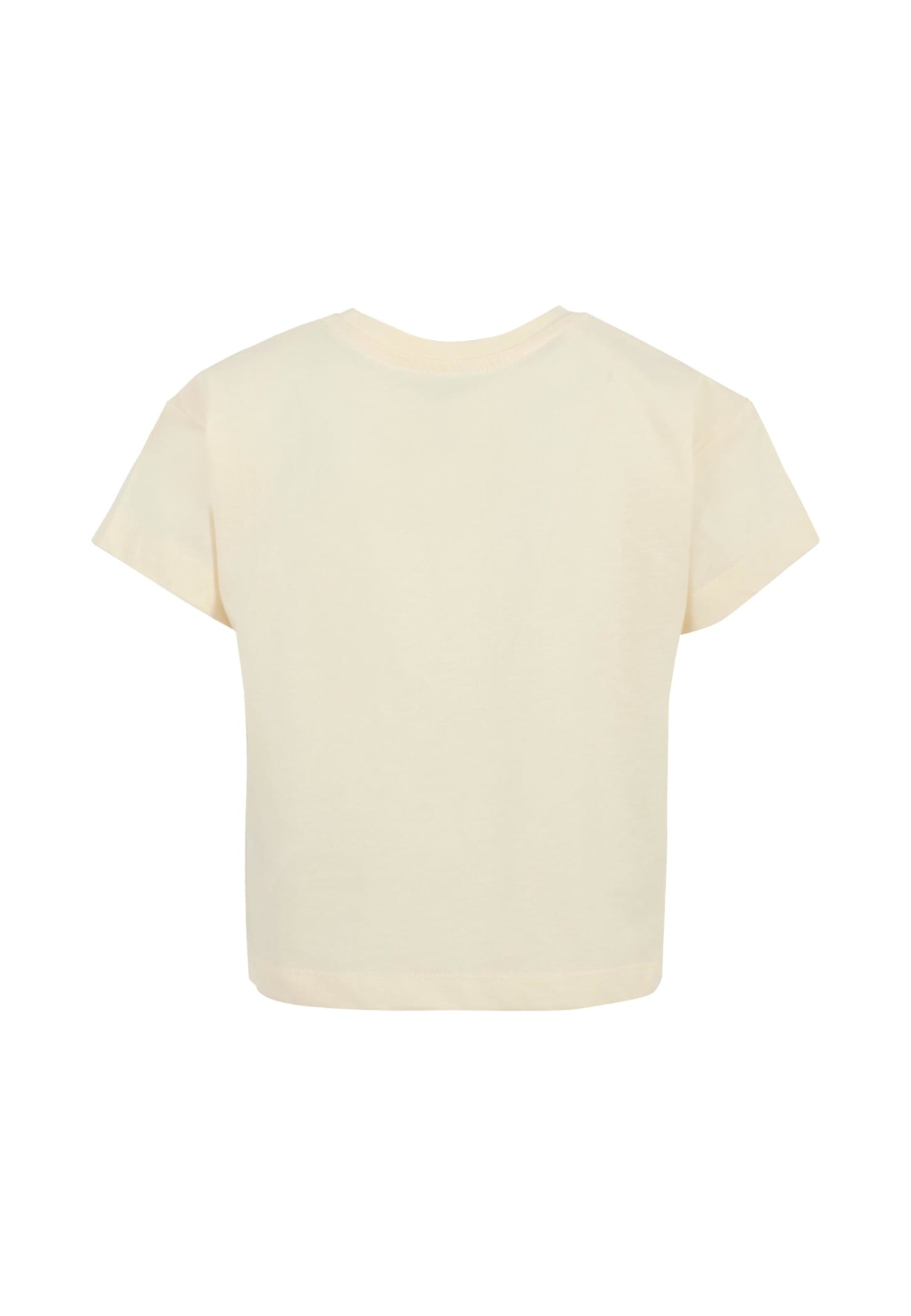 Kenzo Beige T-shirt For Boy Wtih Fruit In Multi