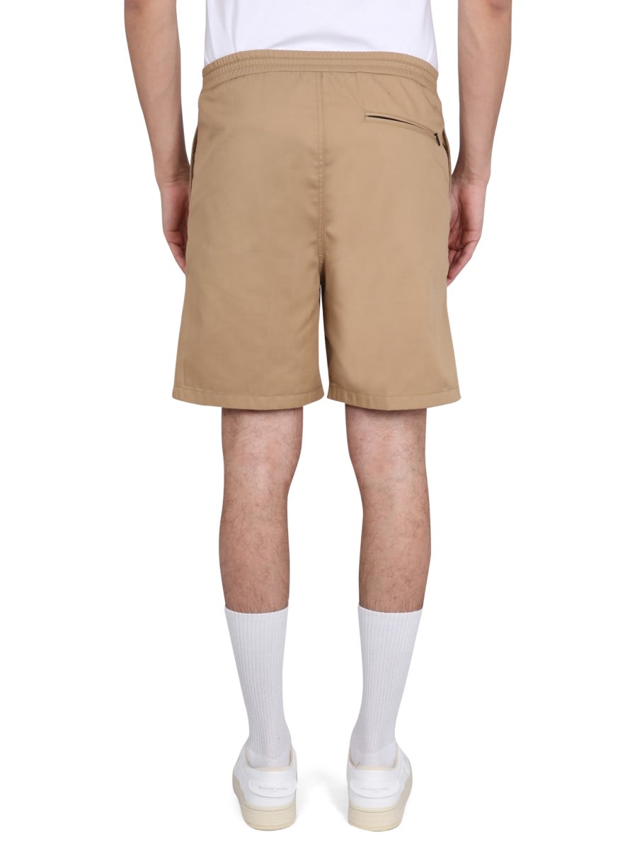 Department Five Department 5 Drawstring Bermuda Shorts In Beige