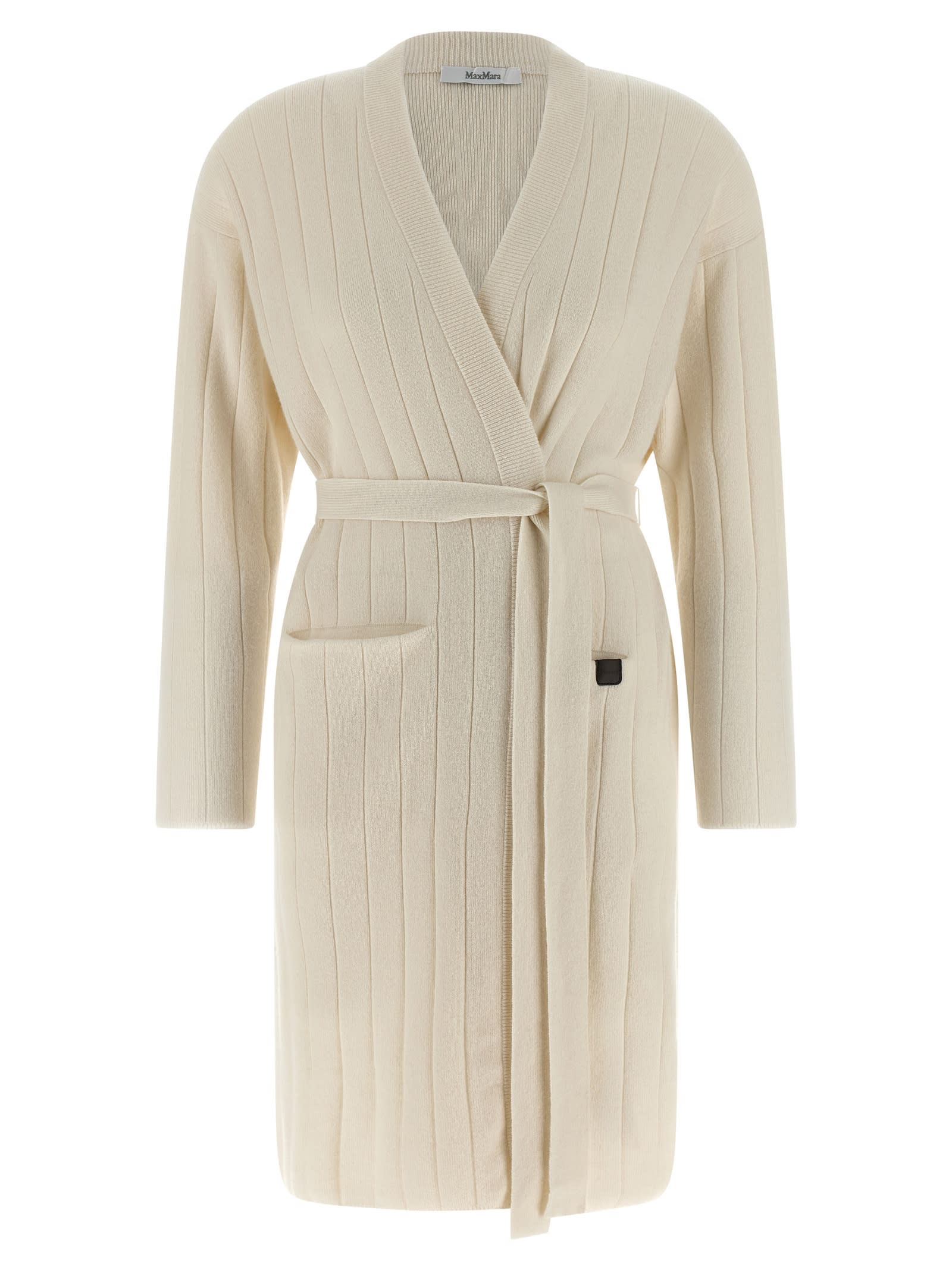 Max Mara Giusto Cardigan In White