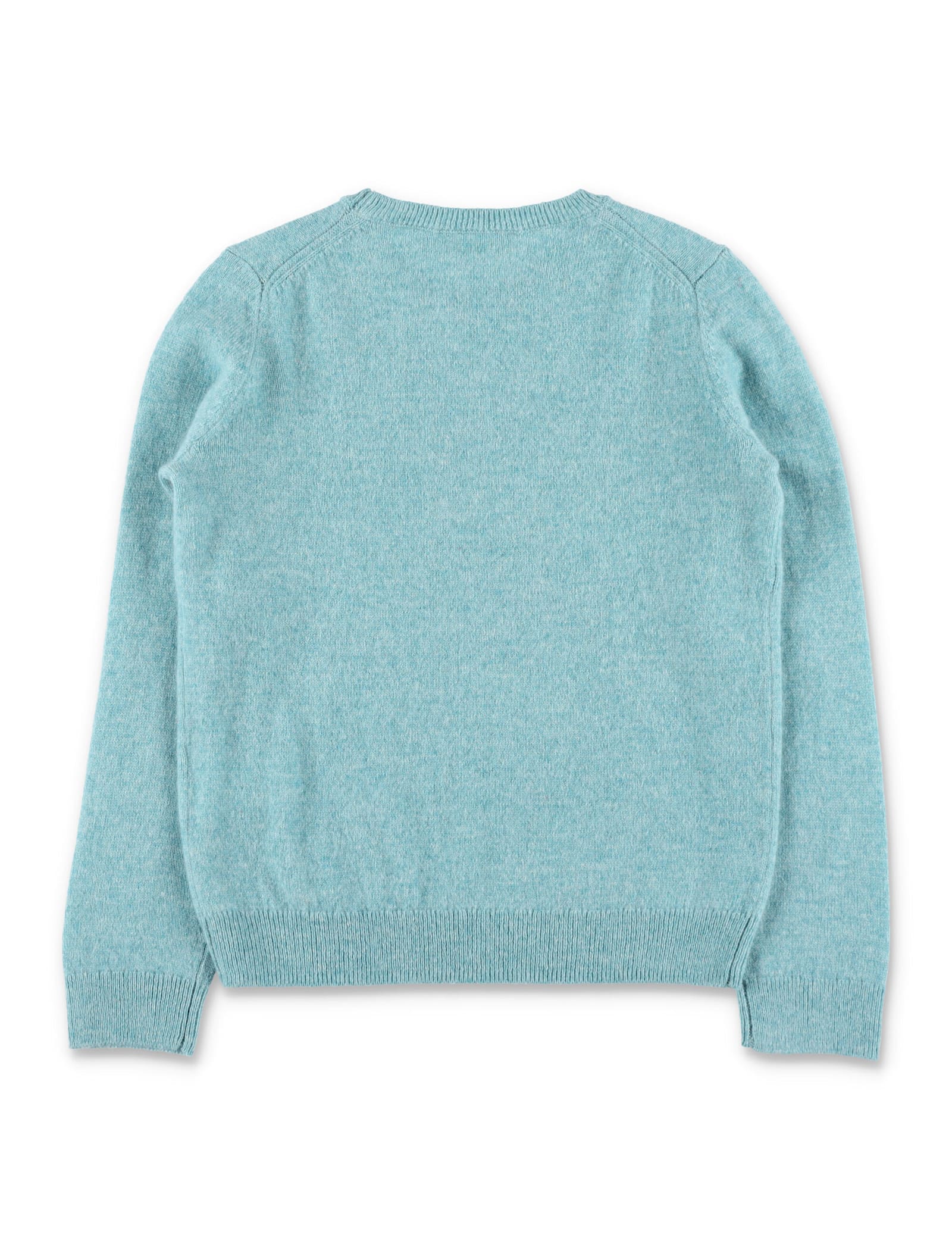 Bonpoint Kid - Jaana Cashmere Sweater With Cherry Detail In Blue