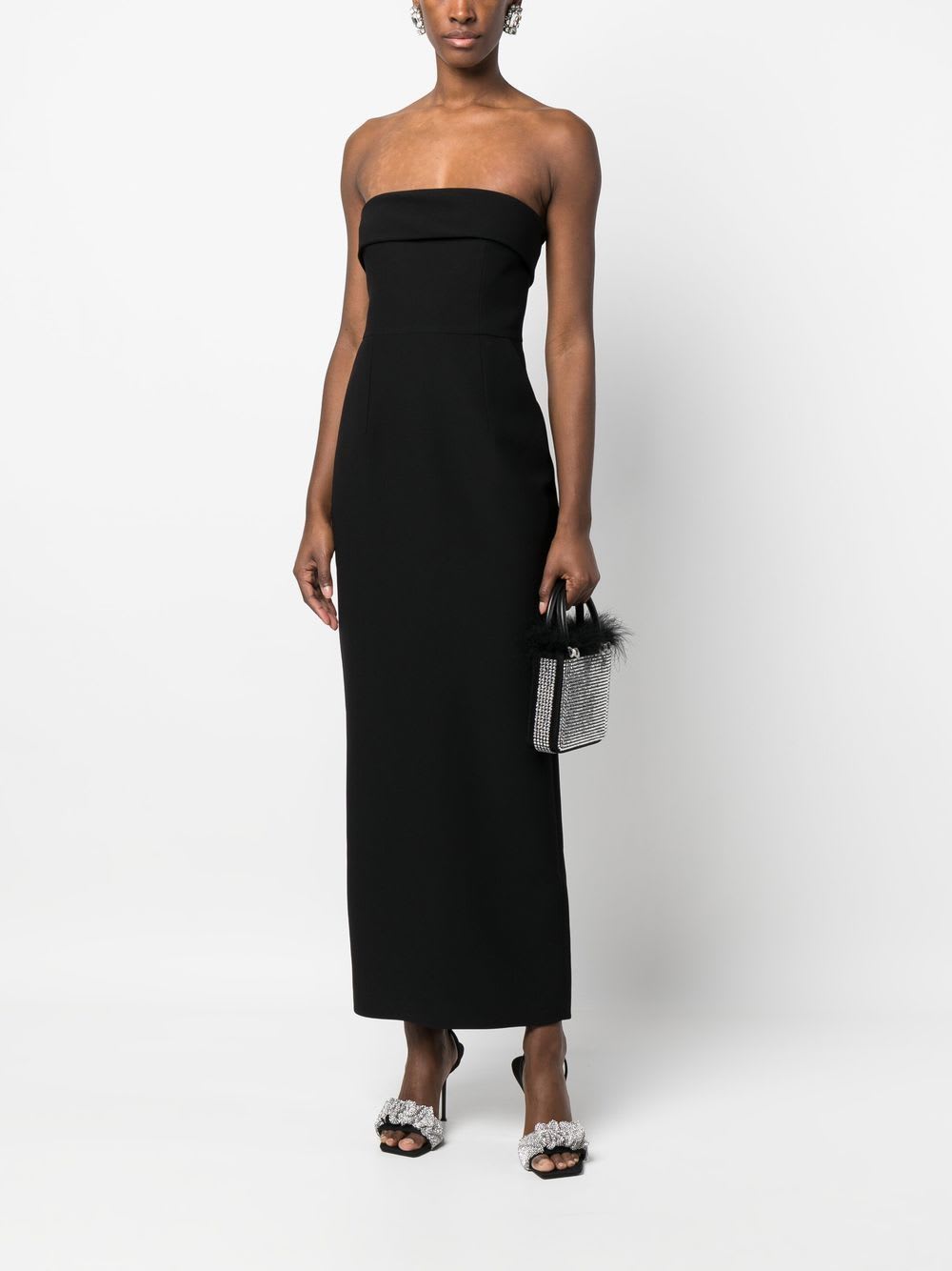 New Arrivals Strapless Evening Gown Long Dress In Black