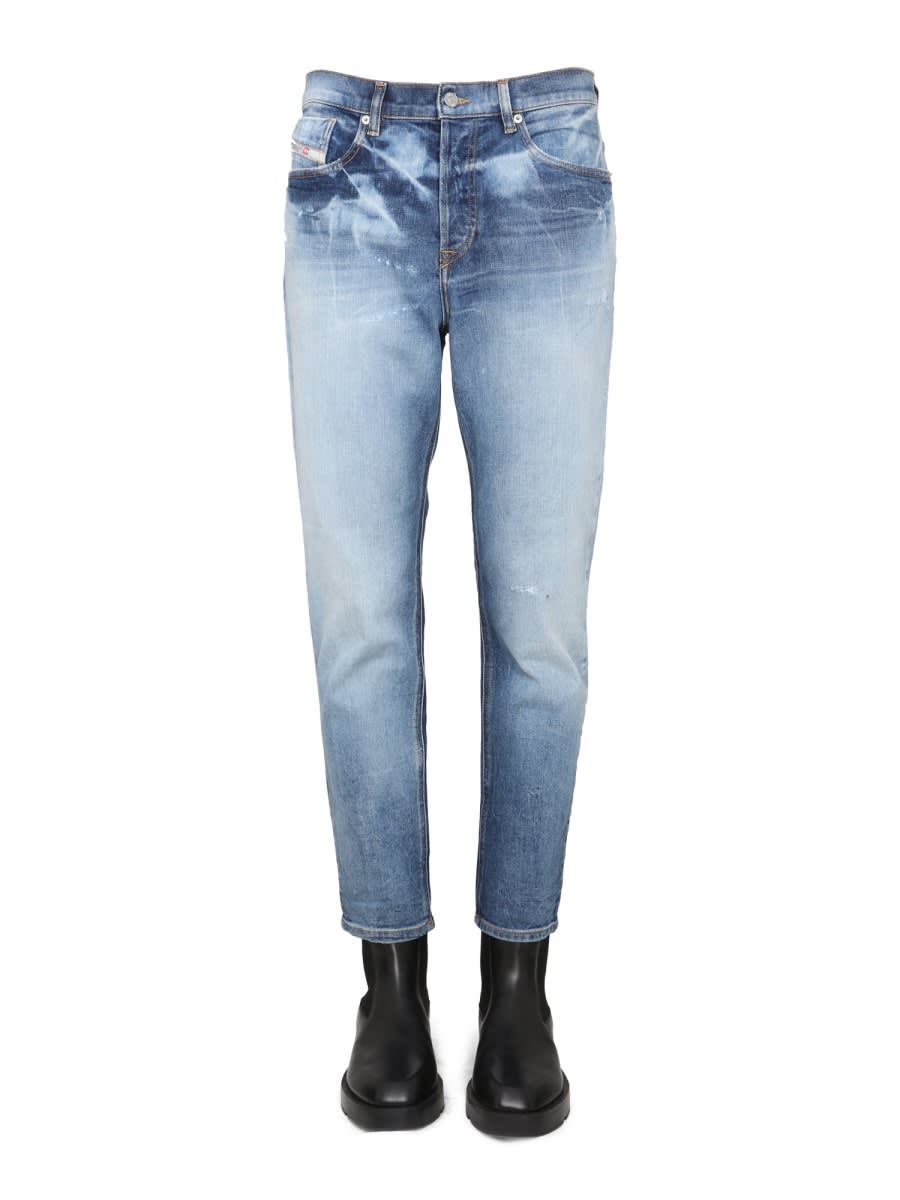 Shop Diesel Slim Fit Jeans In Denim