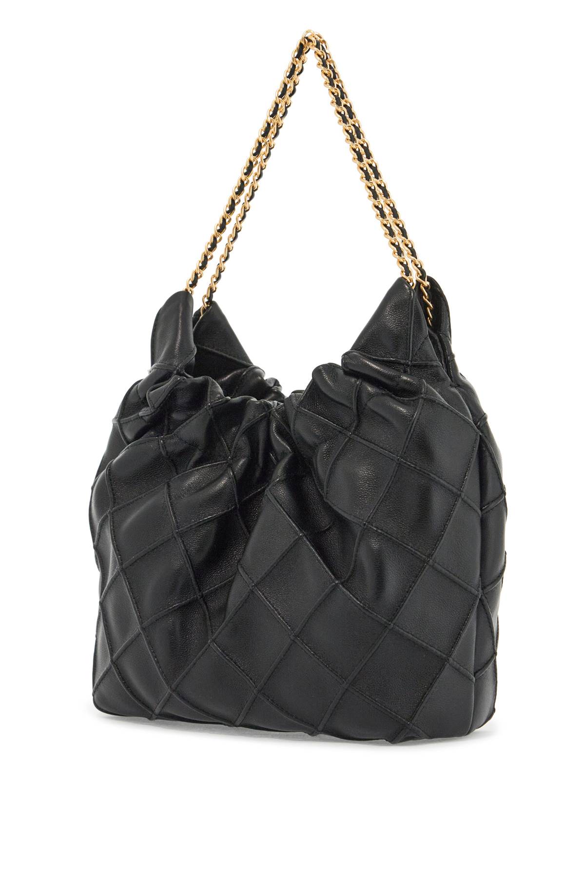 Tory Burch Mini Fleming Hobo Bag In Black