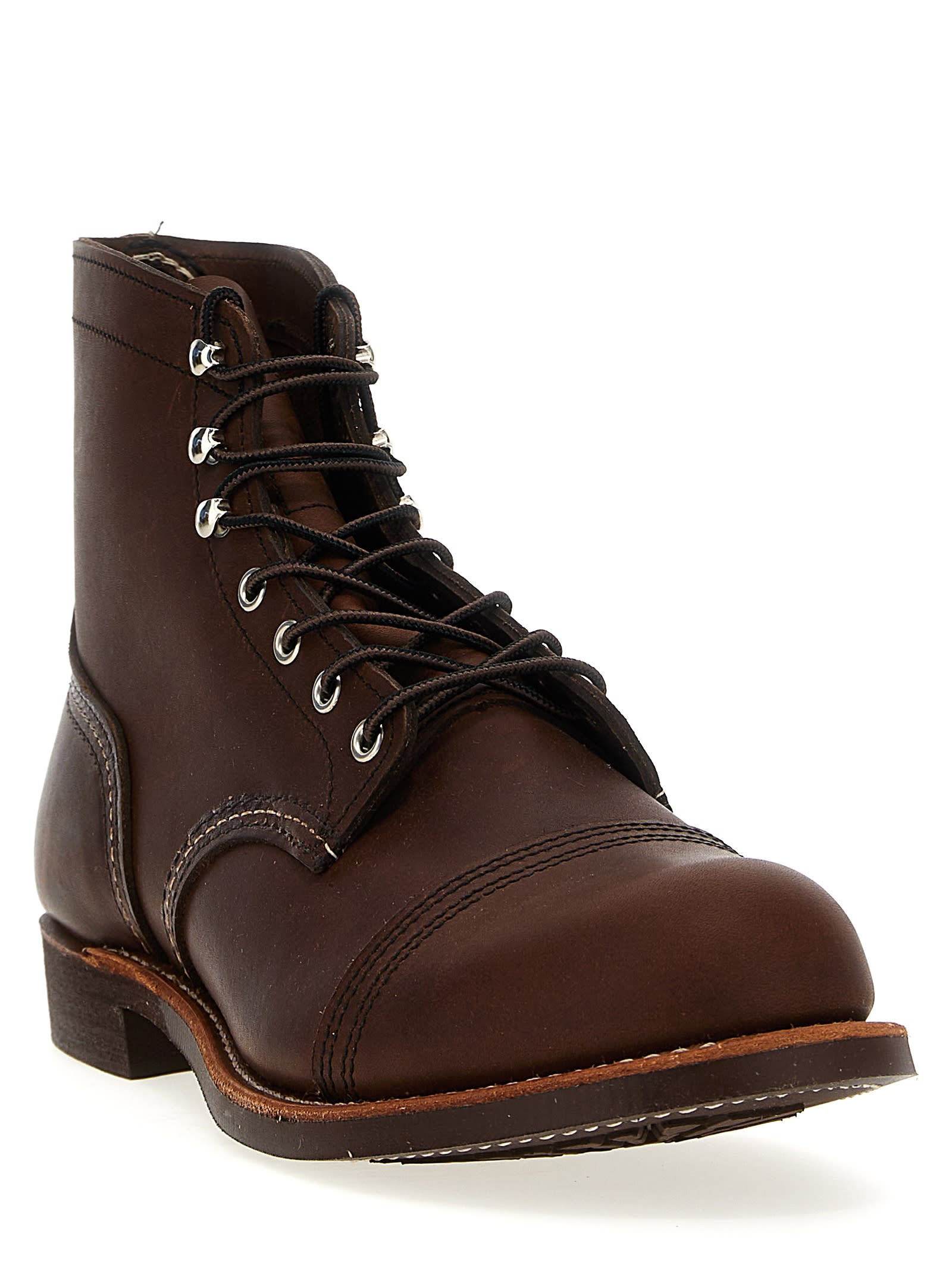 RED WING IRON RANGER ANKLE BOOTS 