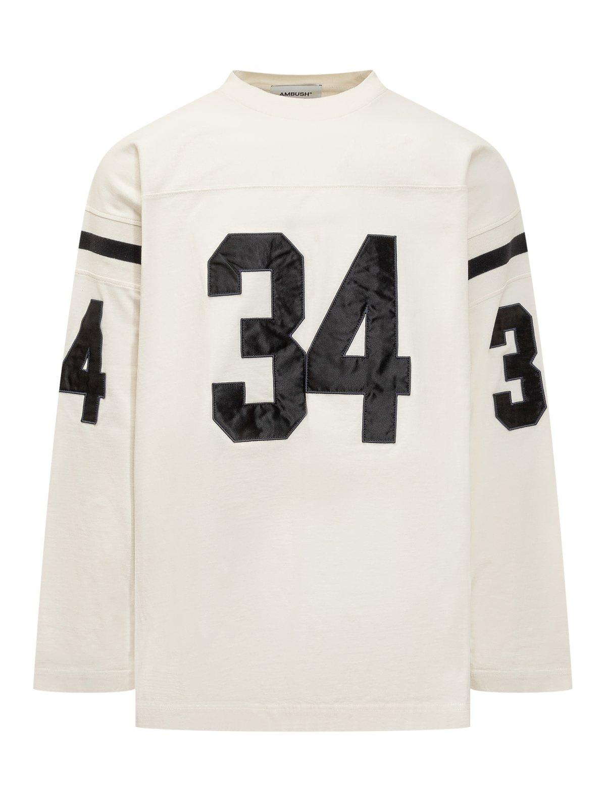 Shop Ambush Football L-s T-shirt In Tofu Tap Shoe