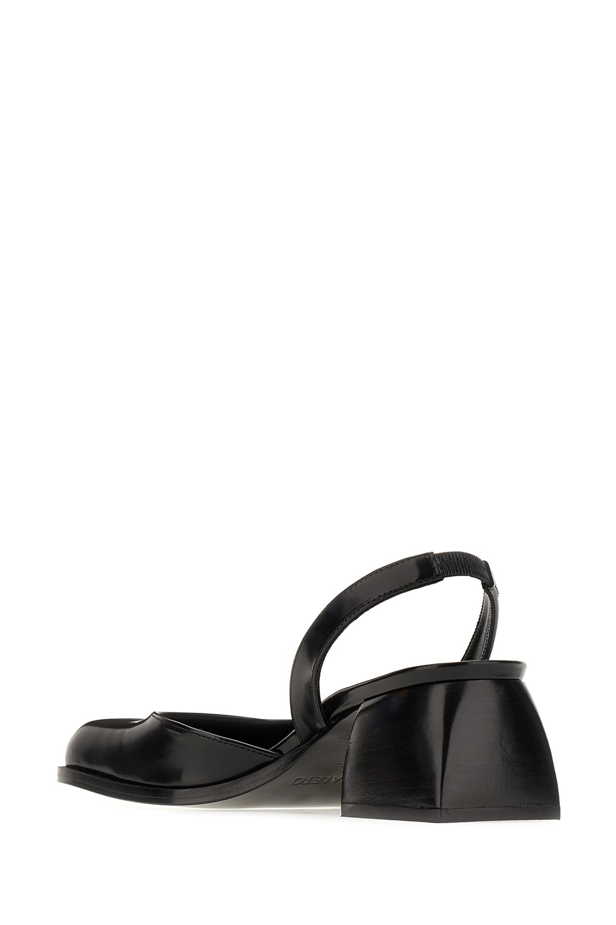 Nodaleto Bulla Jones 45mm Leather Pumps In Black Glassed