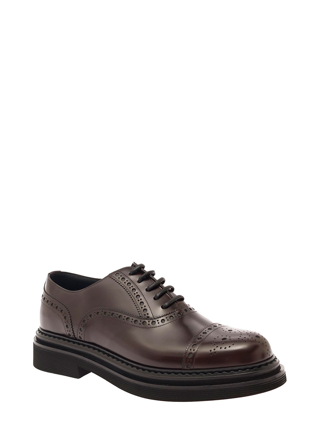 Shop Dolce & Gabbana Derby Inglese In Brown