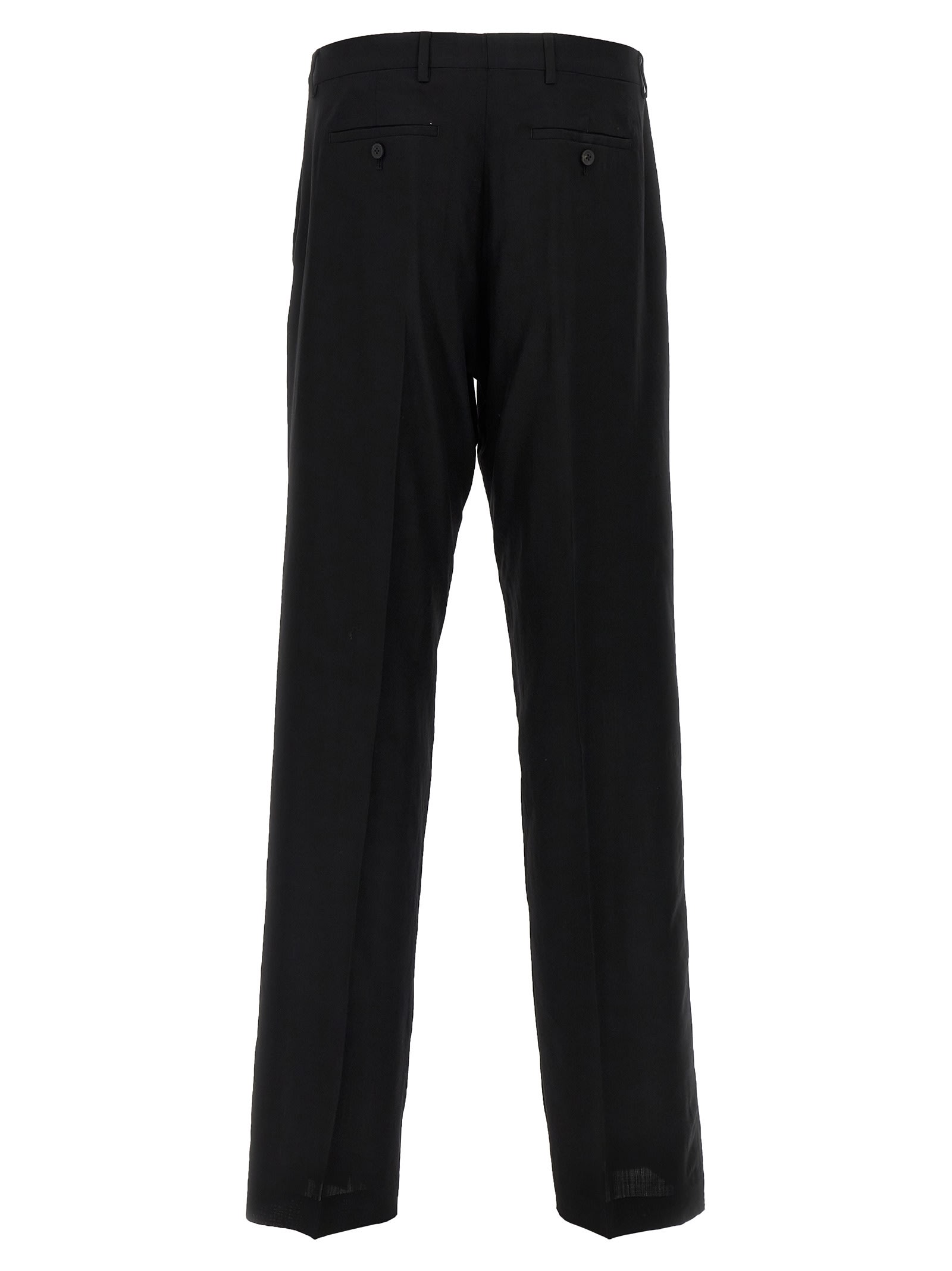 Rick Owens Black Tailored Dietrich Pants