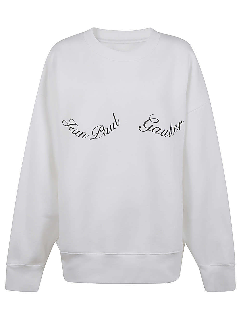 Crewneck Cotton Sweatshirt With Detail