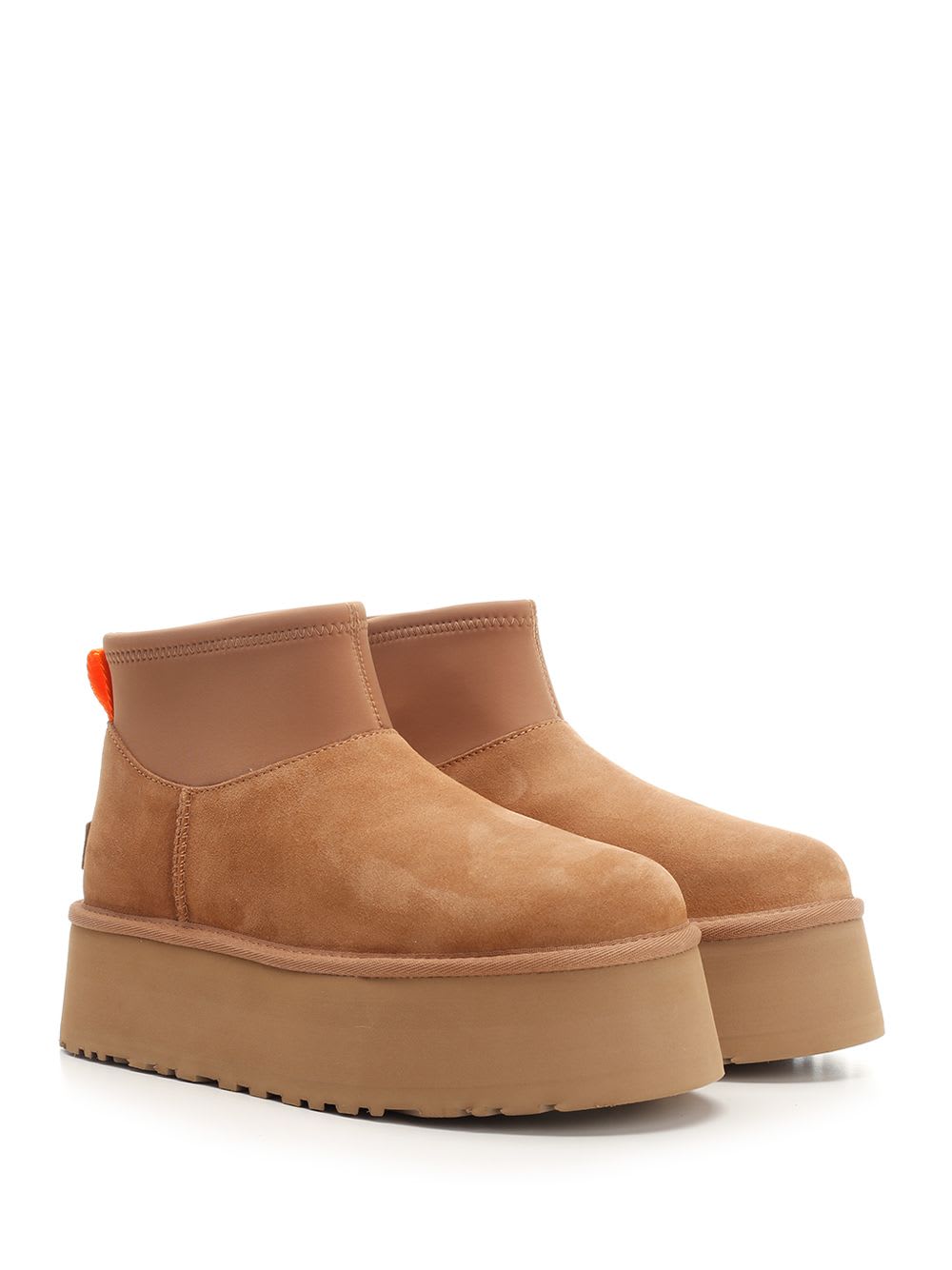 Ugg Classic Mini Platform Boots In Chestnut-brown