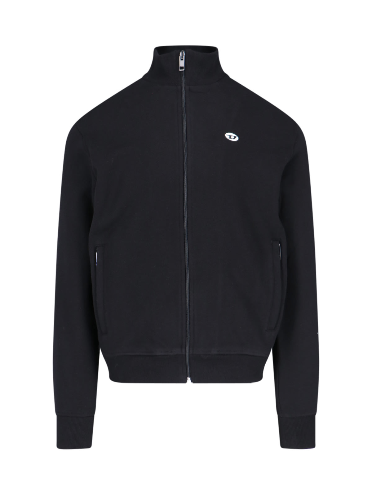 Diesel's-lock-doval-pj Logo Zip Sweatshirt