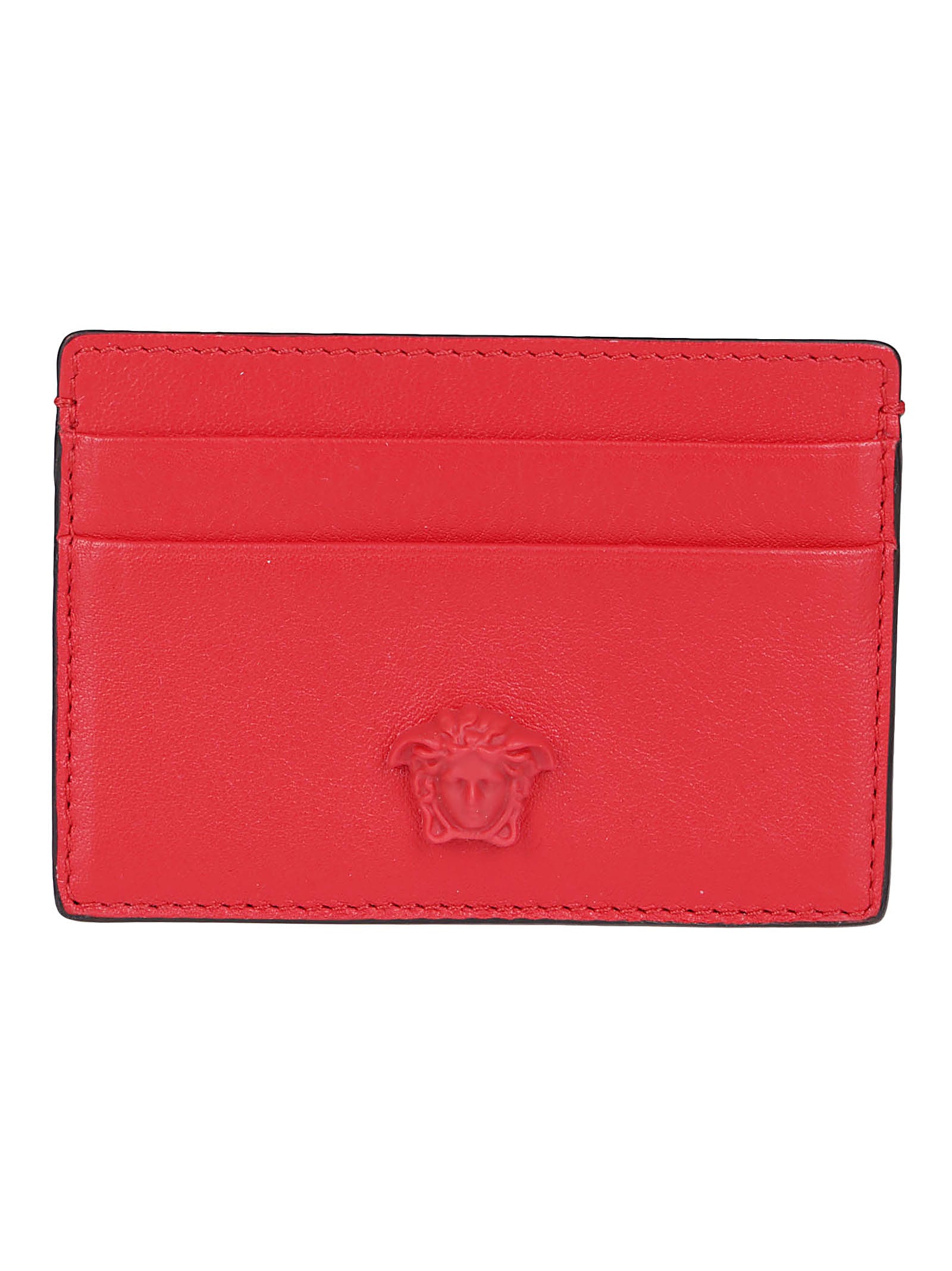 Versace Red Leather Cardholder