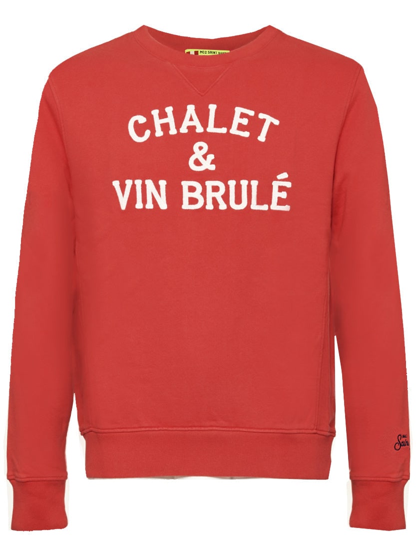 Chalet & Vin Brulè Terry Patch Embroidery Sweatshirt