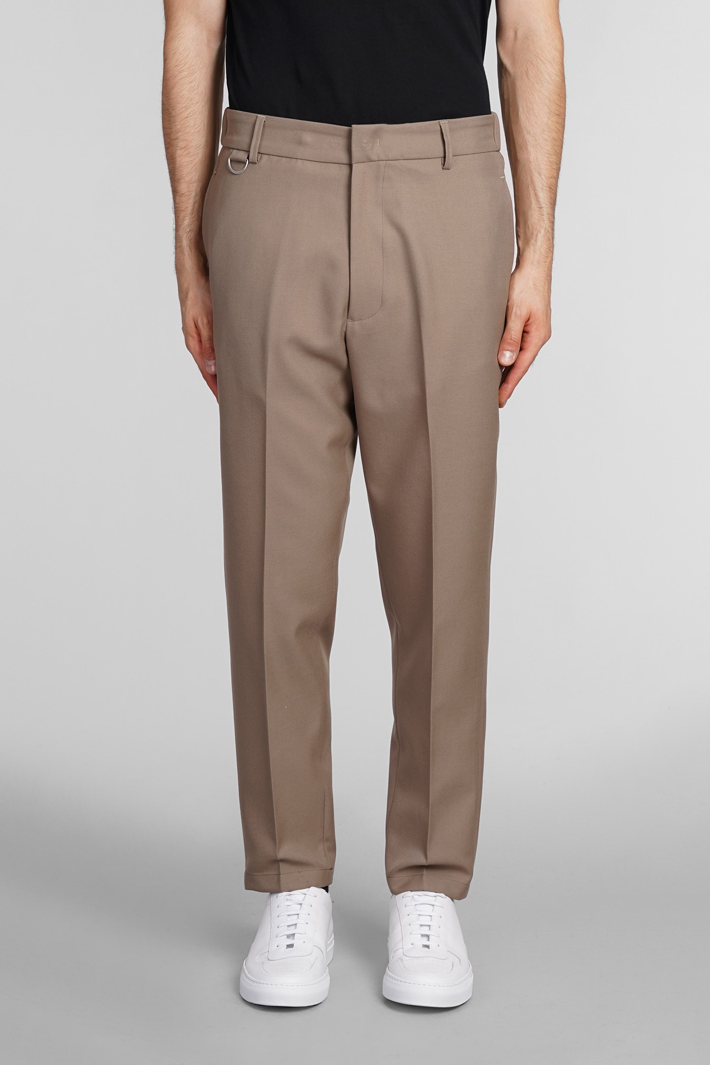 LOW BRAND PANTS IN BEIGE WOOL