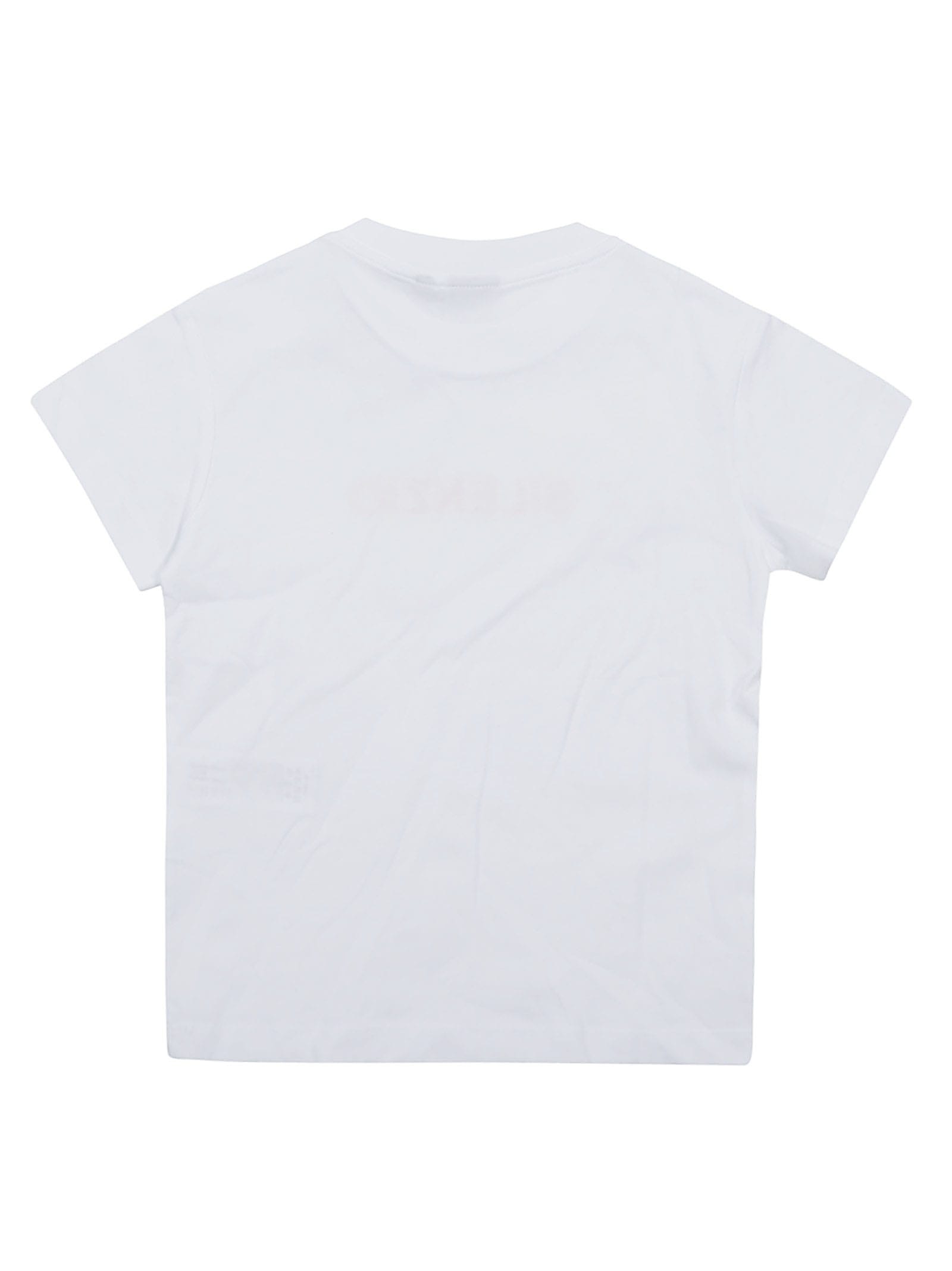 Shop Aspesi T-shirt M/corta In Bianco Mandarino