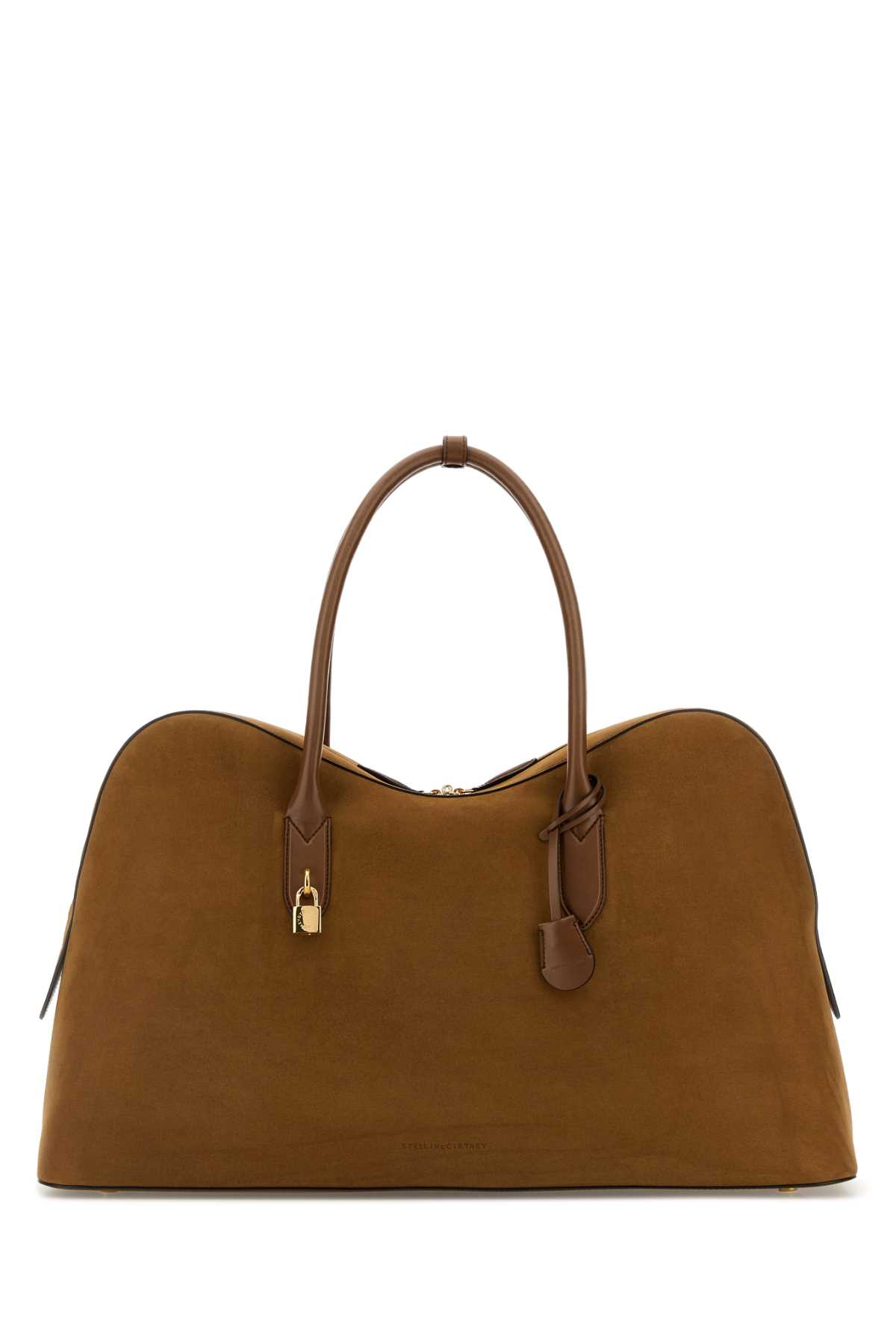 Stella Mccartney Borsa Da Viaggio In Suede Alter Mat Caramello Donna