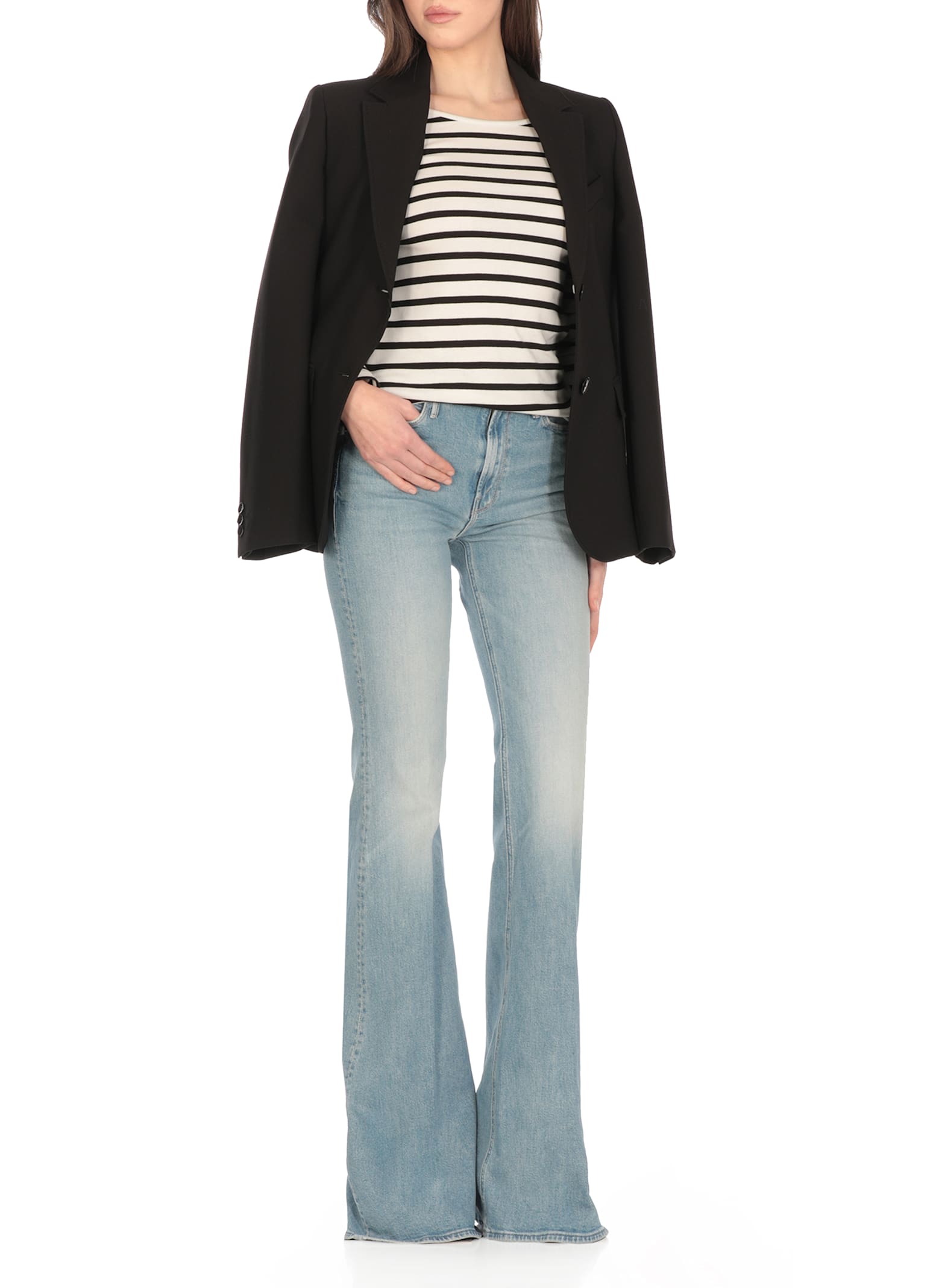 Mother The Super Cruiser High-rise Flared Jeans