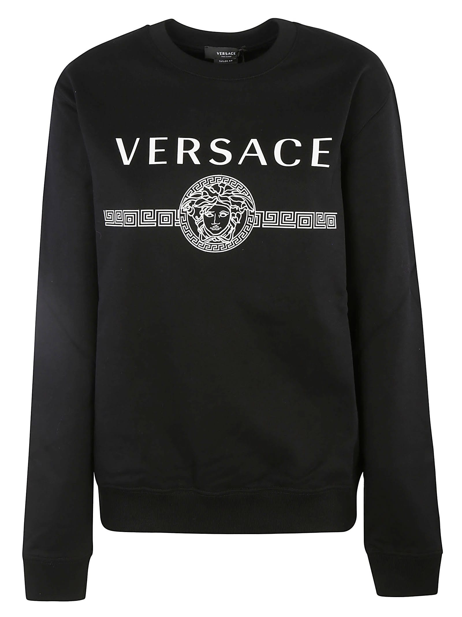 Versace Regular Logo Print Sweatshirt