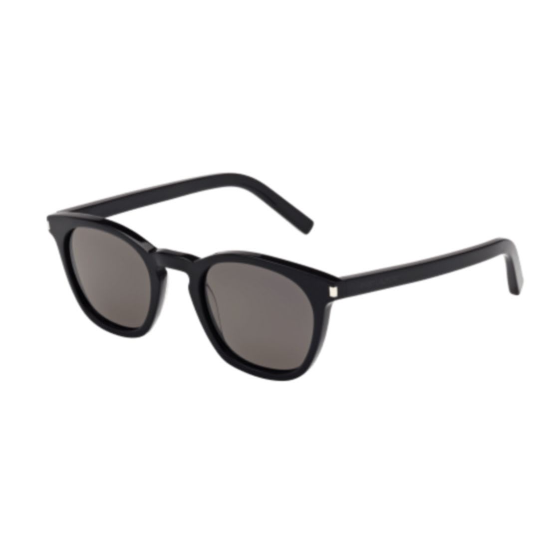 Saint Laurent Sl 28-002 Black-black-smoke