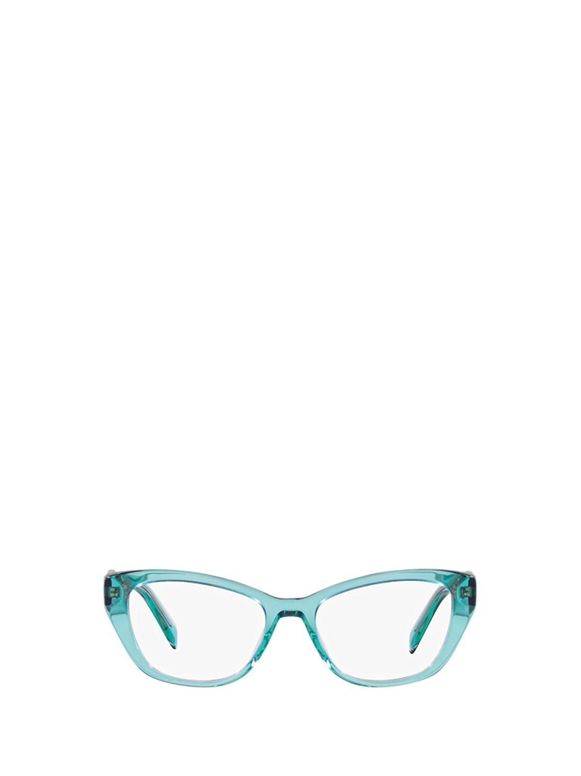 Shop Prada Cat-eye Frame Glasses In 16j1o1