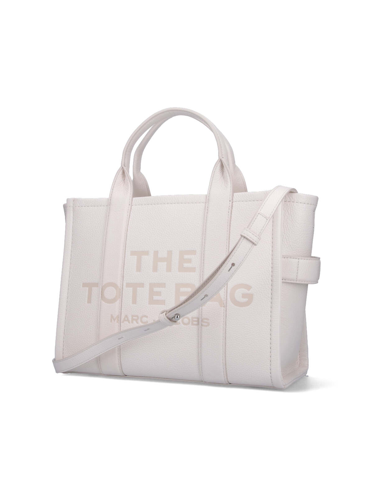 Shop Marc Jacobs The Medium Tote Bag In Crema