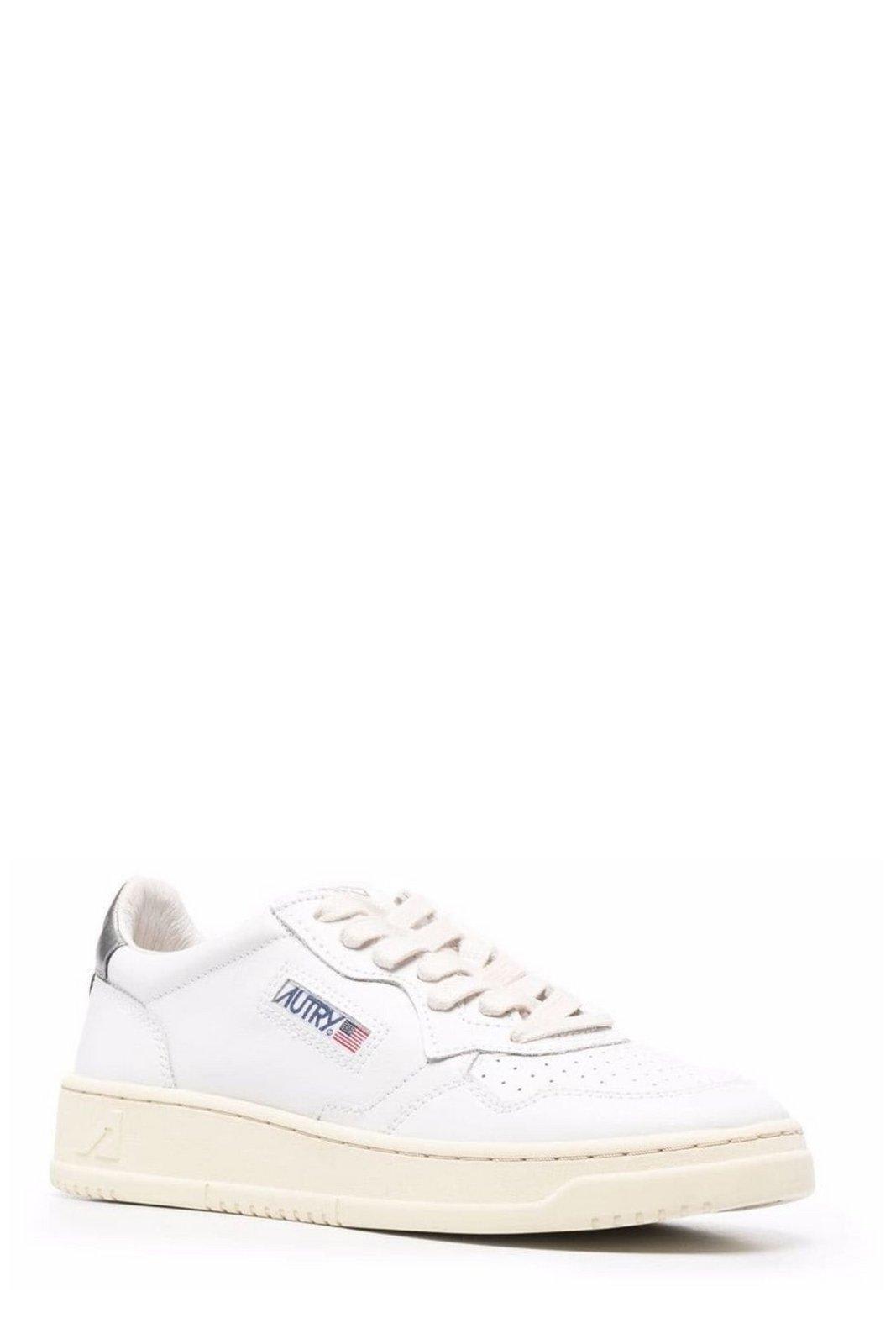 Shop Autry Logo Patch Low-top Sneakers