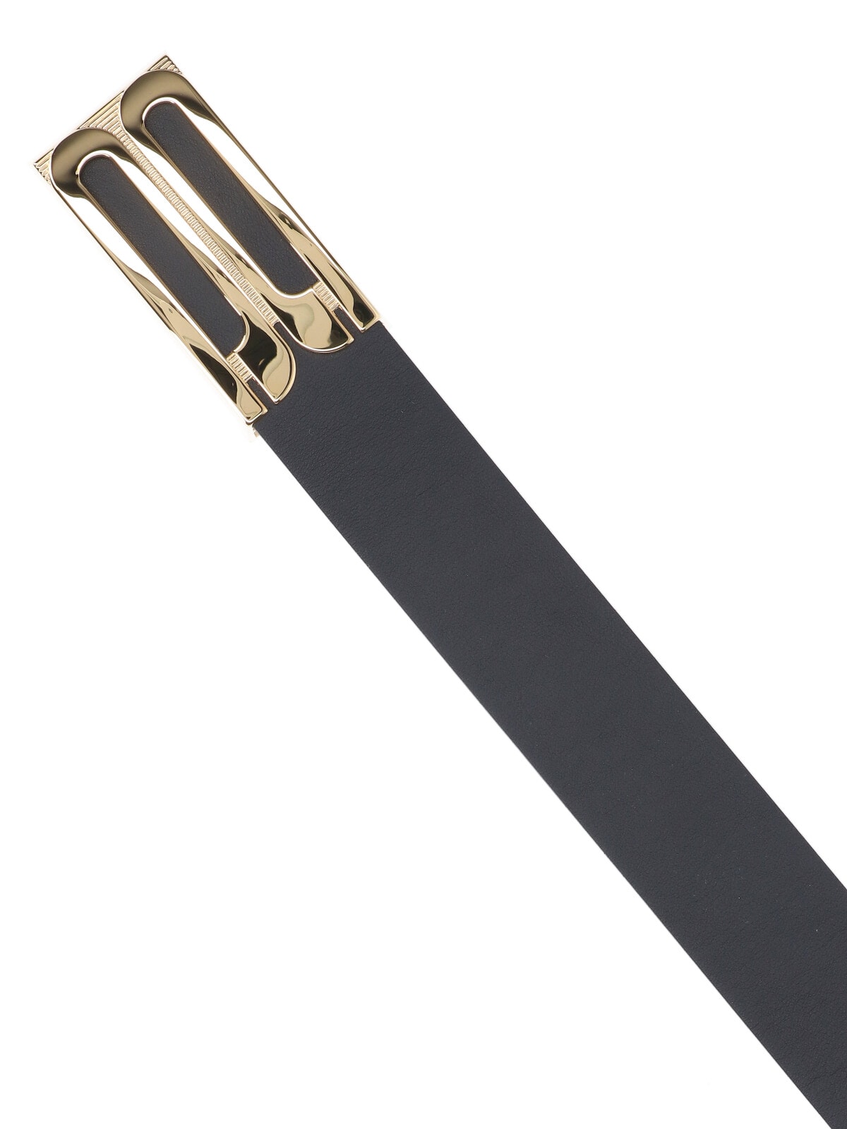 Victoria Beckham Jumbo Frame Belt In Black