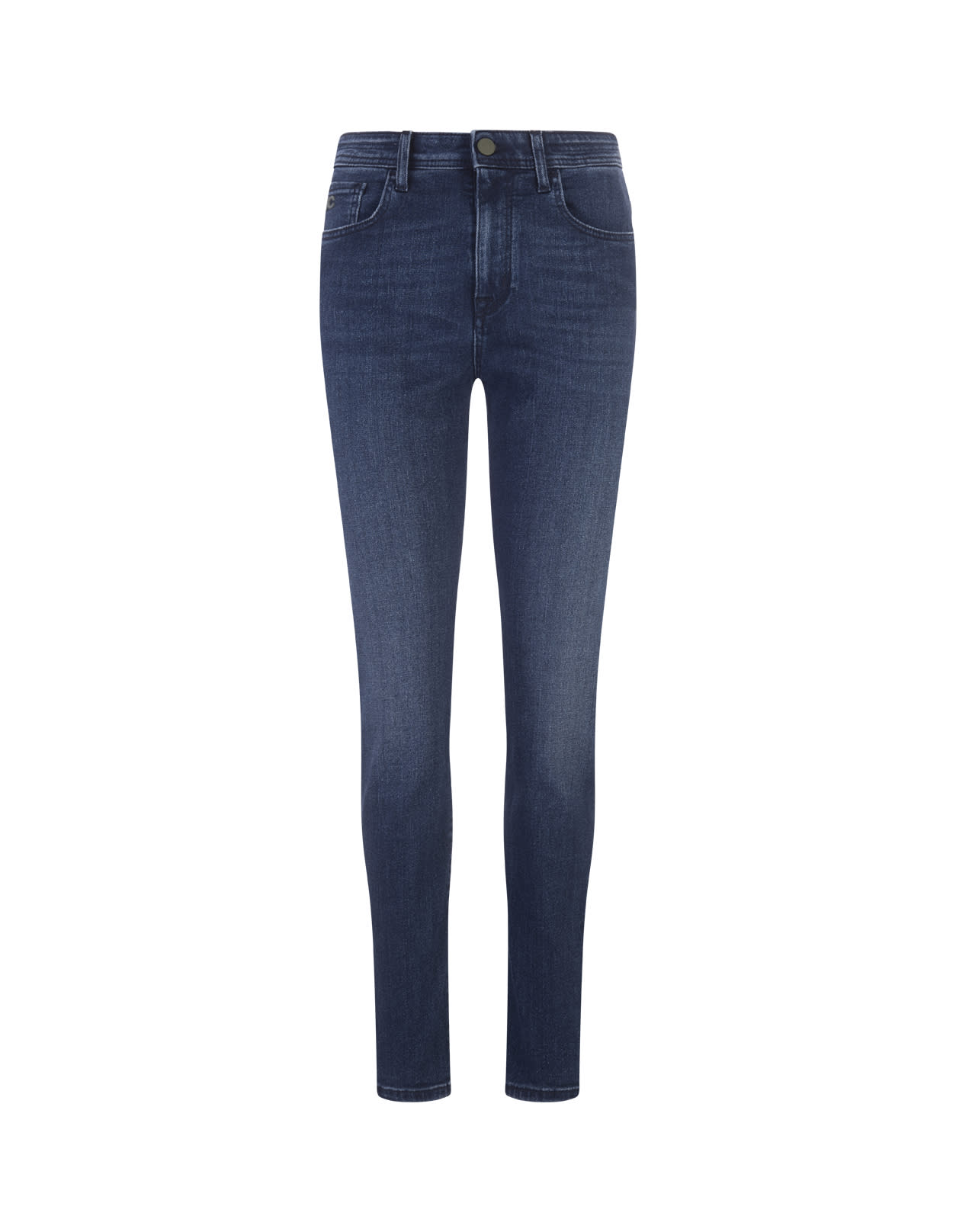 Jacob Cohen Woman Olivia Slim Fit Jeans In Blue Denim