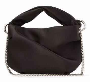 Shop Jimmy Choo Bonny Top Handle Bag In Nero