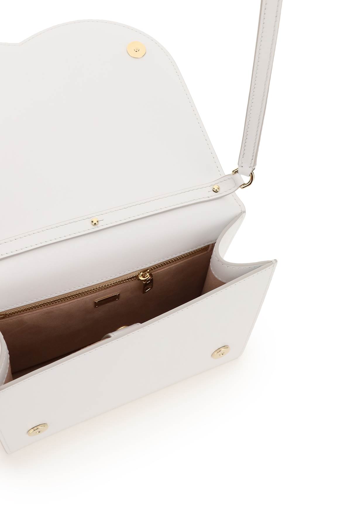 Dolce & Gabbana Dg Logo Crossbody Bag In White
