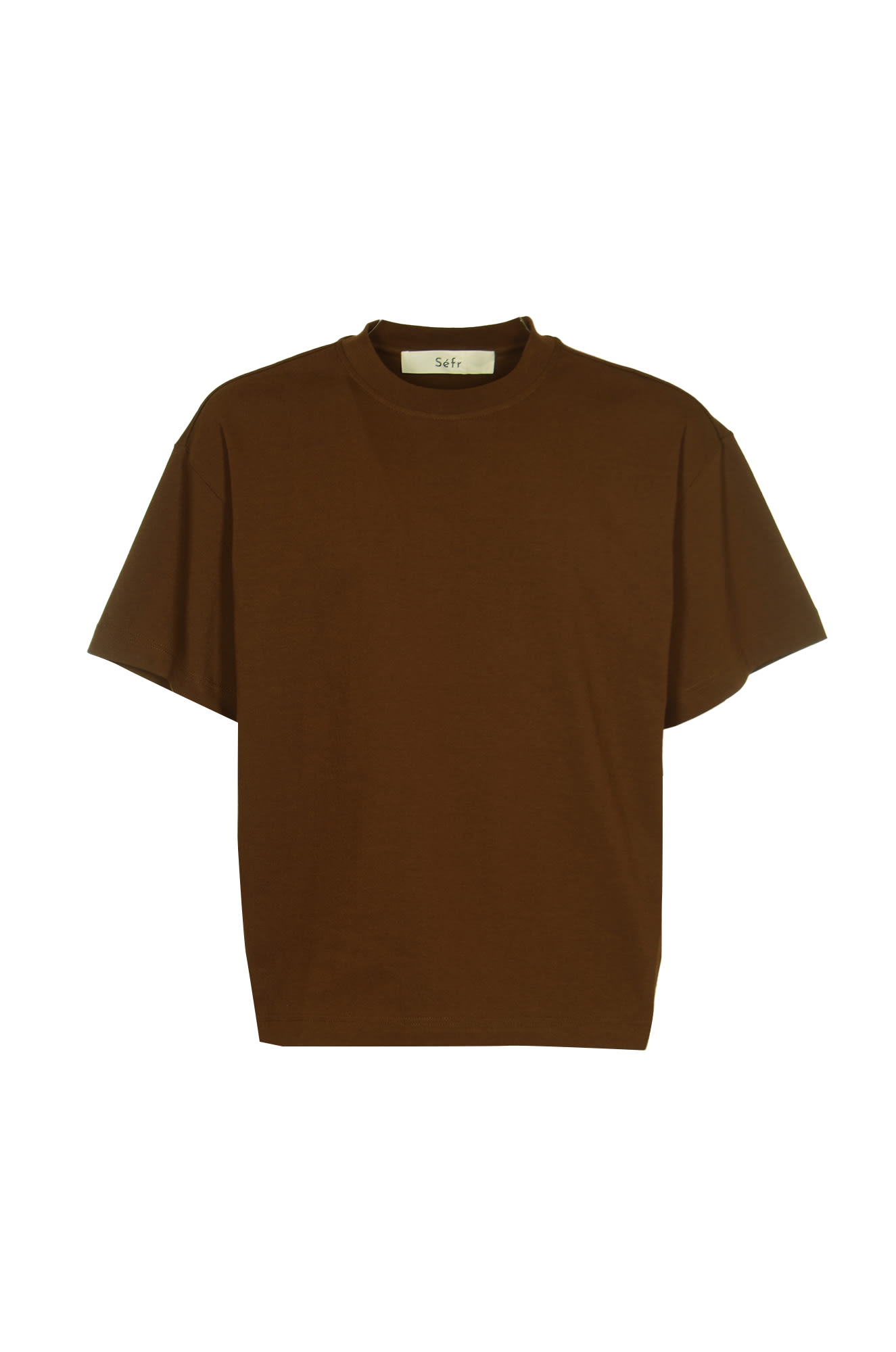 Shop Séfr Atelier T-shirt In Heavy Brown