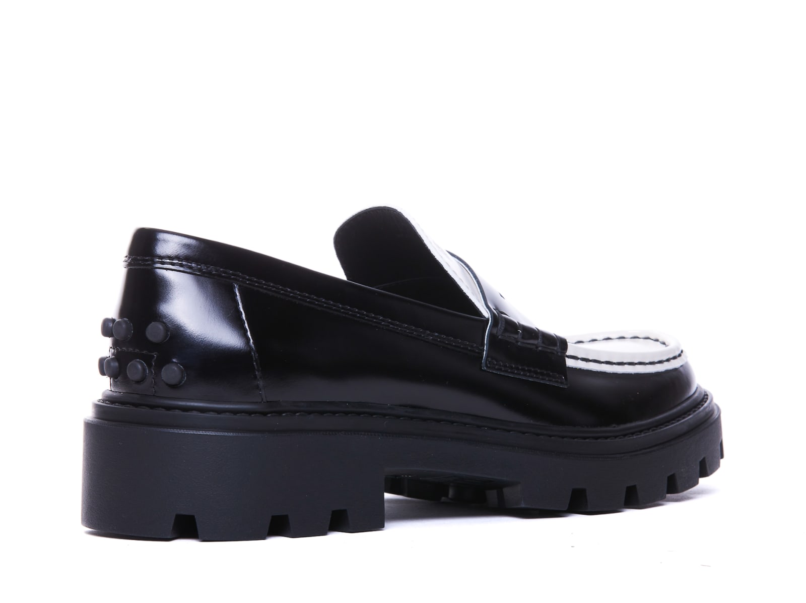 Shop Tod's Loafers In Black