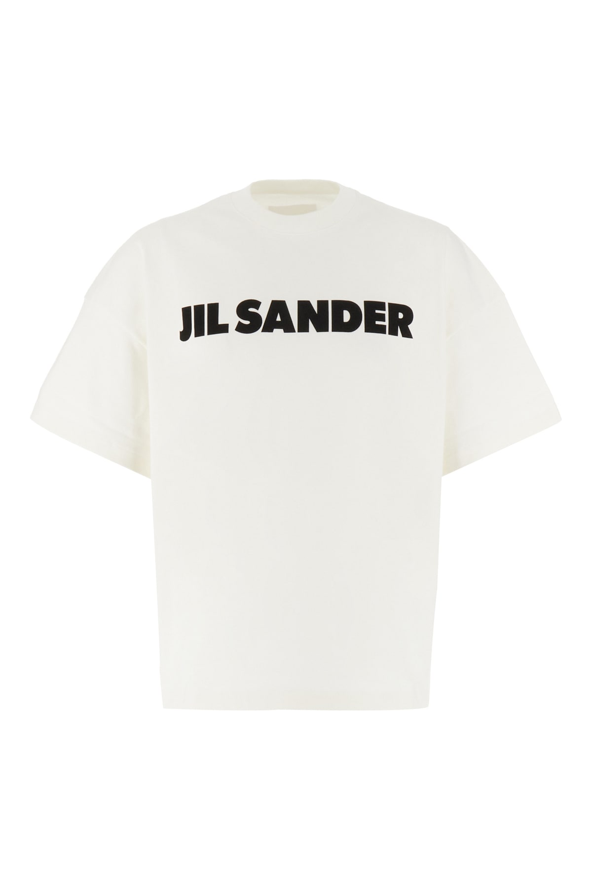 Jil Sander Ivory Cotton Oversize T-shirt In 102