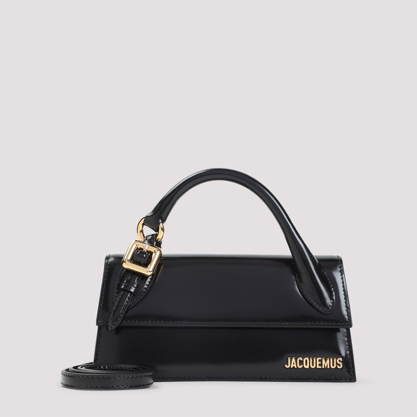 Jacquemus Le Chiquito Long Boucle Handbag In Black