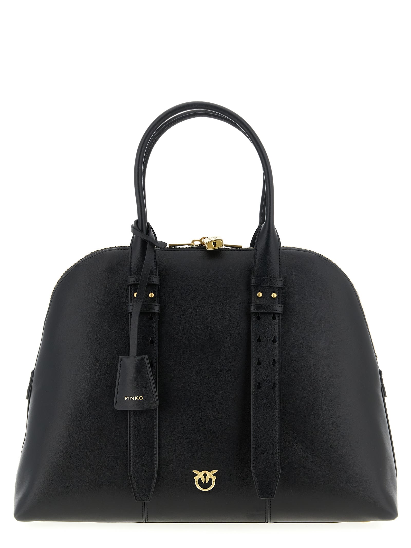 Pinko Escape Maxi Handbag In Black
