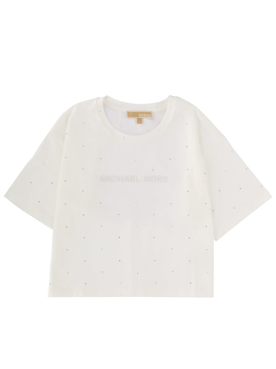 Michael Kors T-shirt With Log In White
