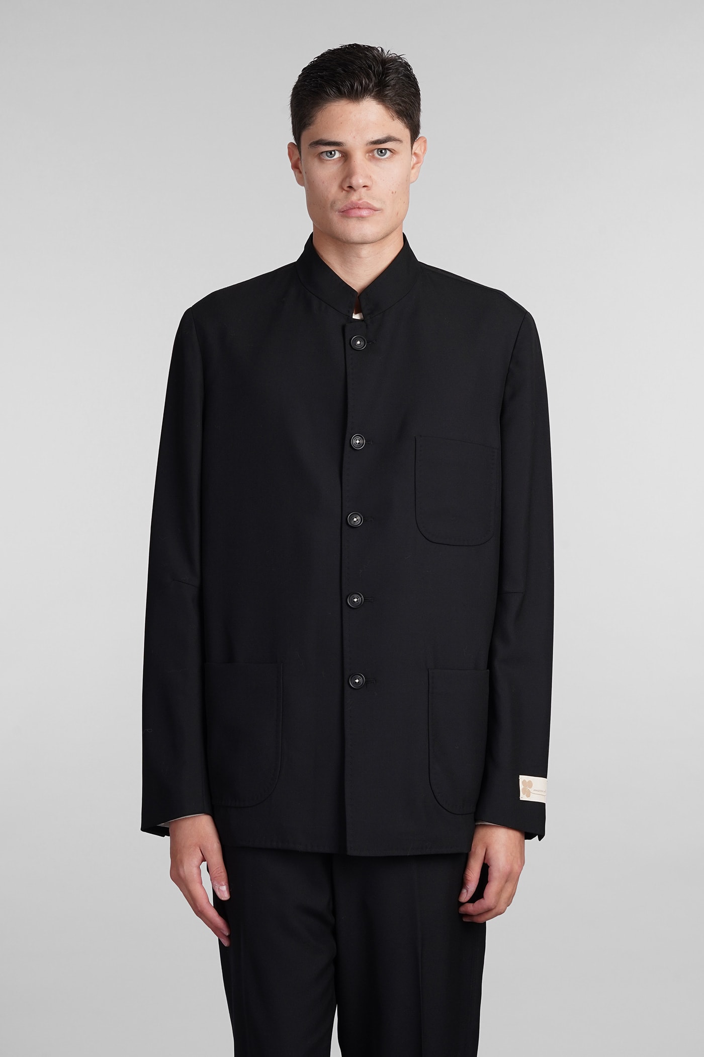 Massimo Alba Party1 Casual Jacket In Black Wool