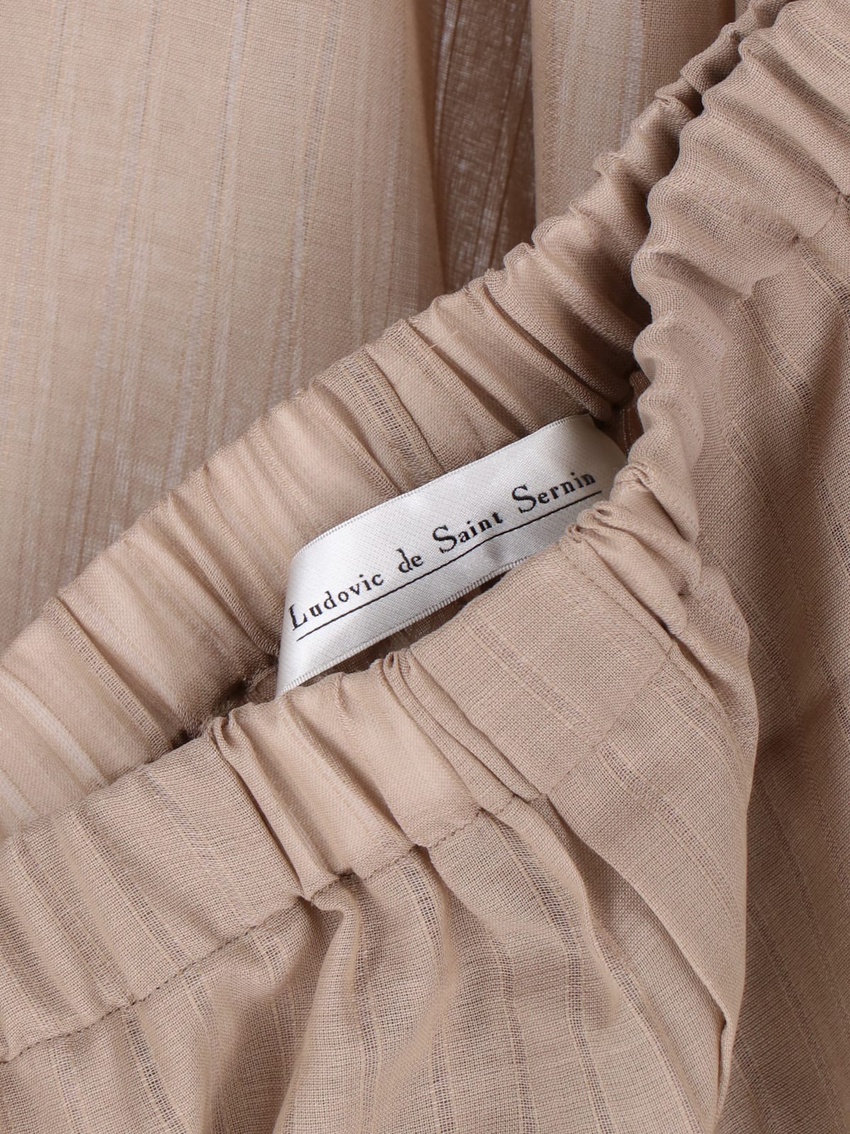 Shop Ludovic De Saint Sernin Boxer Pants In Sand Beige