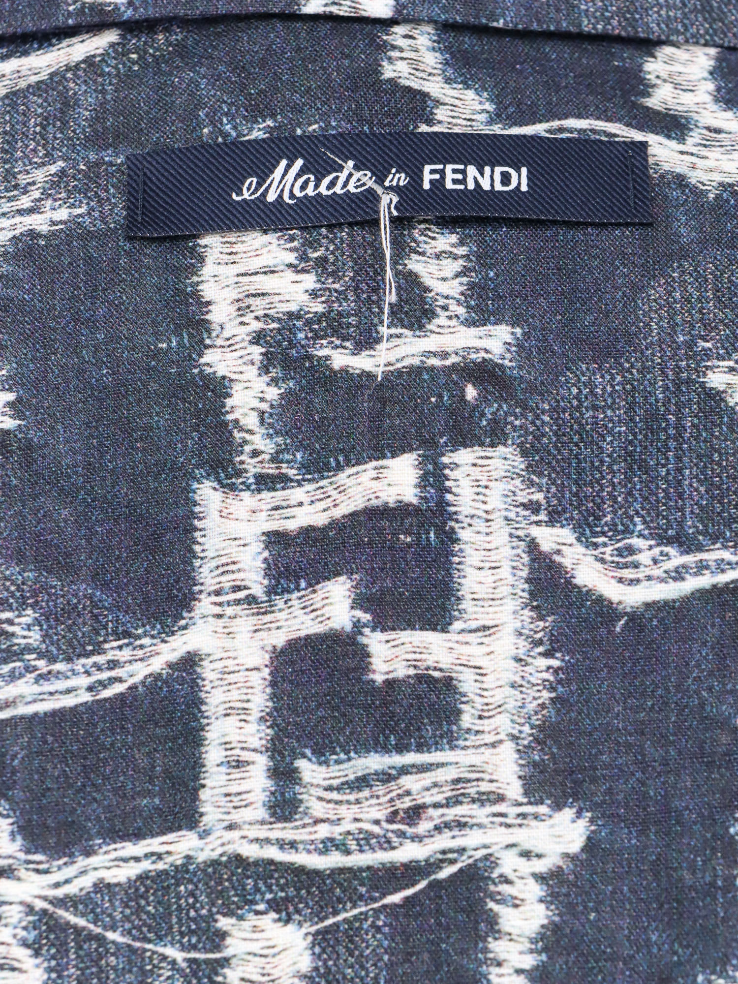 Shop Fendi Shirt In Indaco