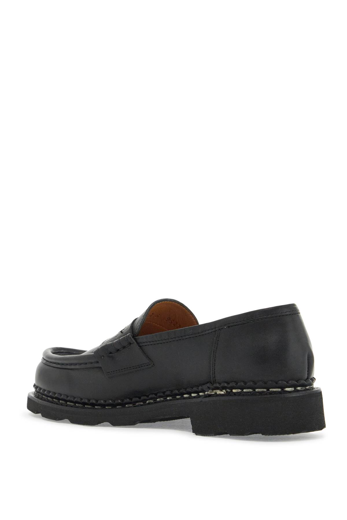 Shop Paraboot Orsay Loaf In Noire Lis Noir (black)