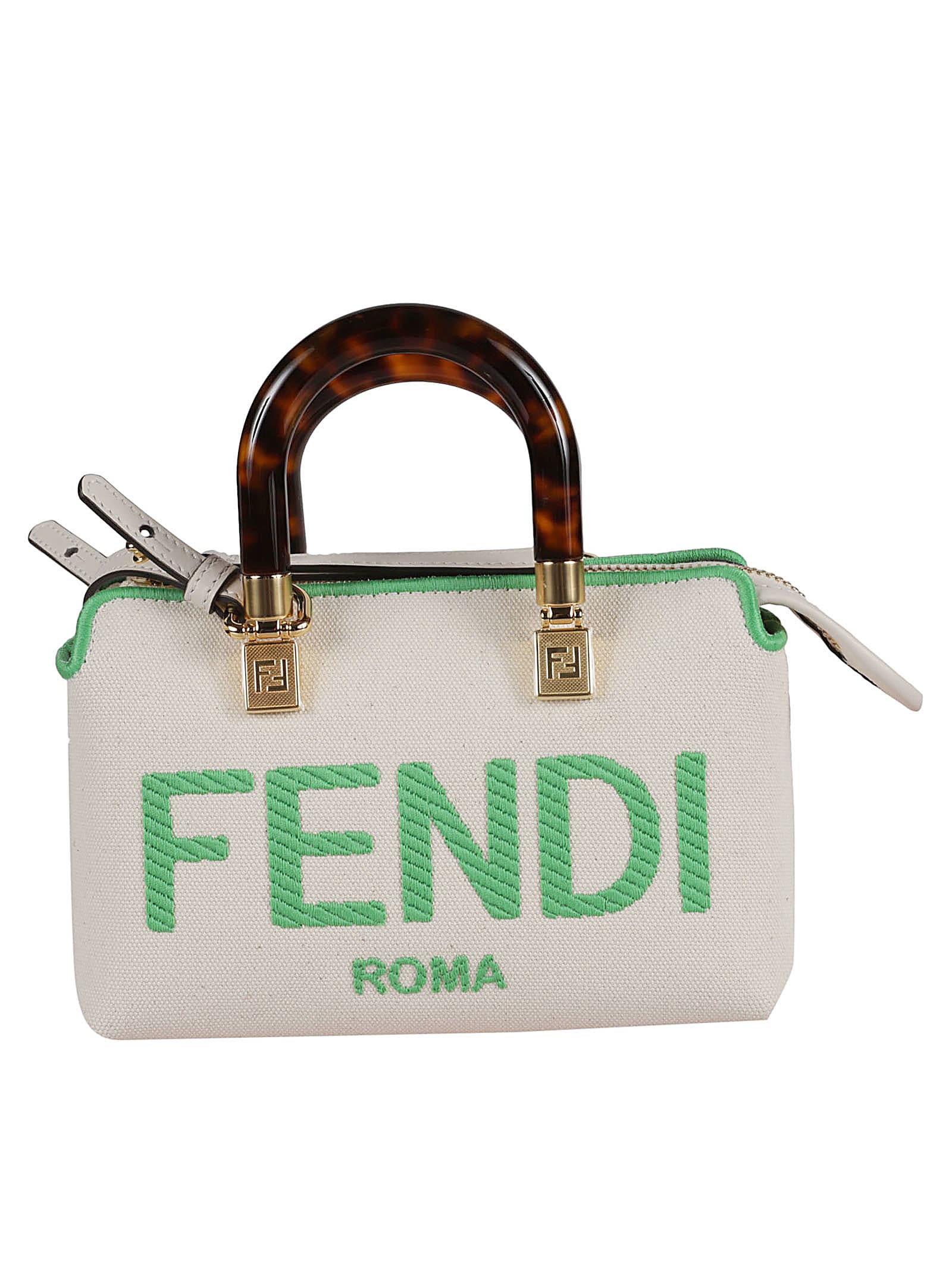 Shop Fendi By The Way Mini Tote In Green