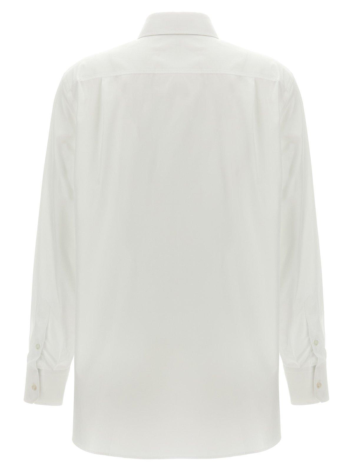 Dolce & Gabbana Poplin Shirt In White