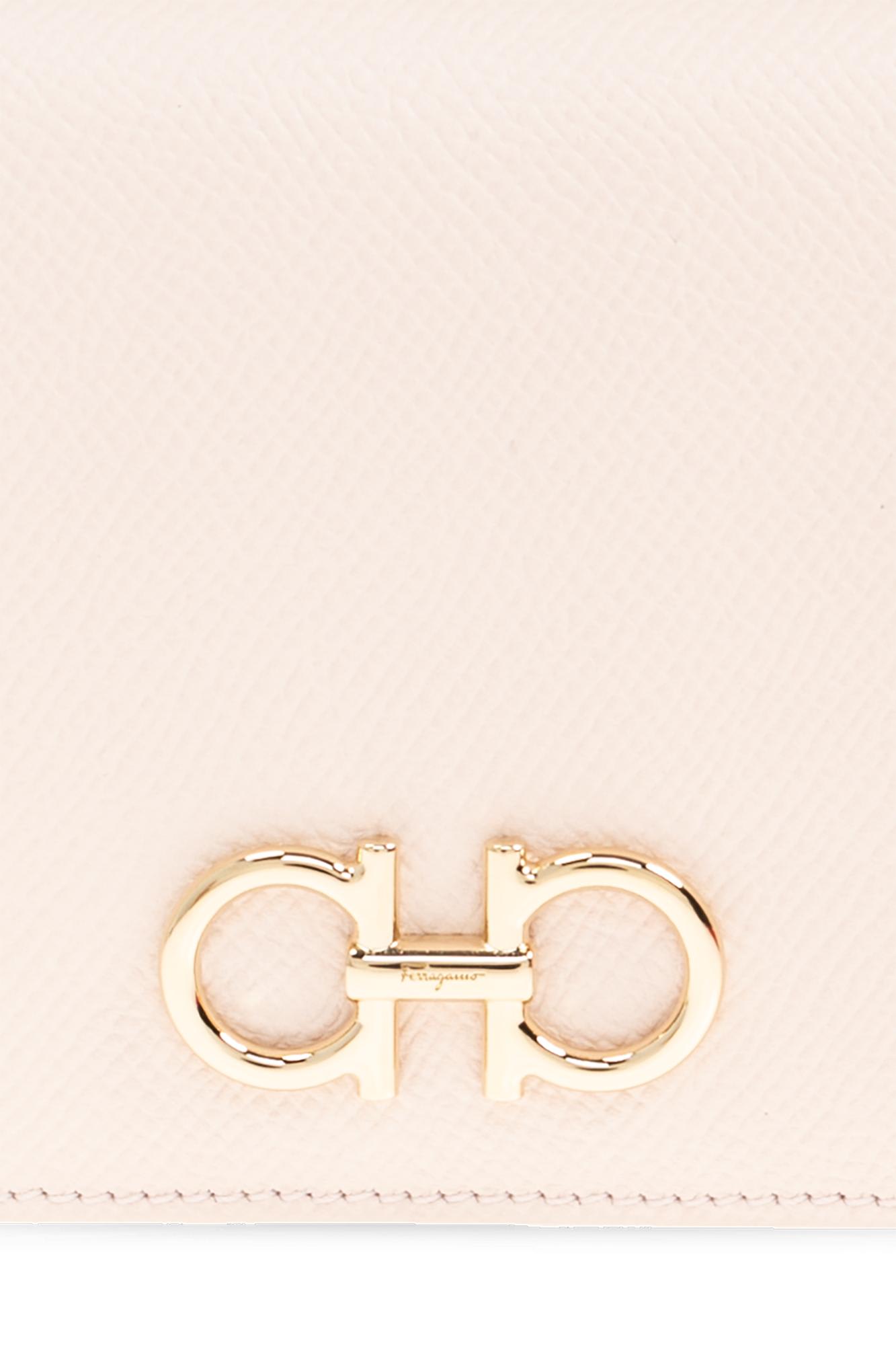 Ferragamo Leather Wallet In Brown