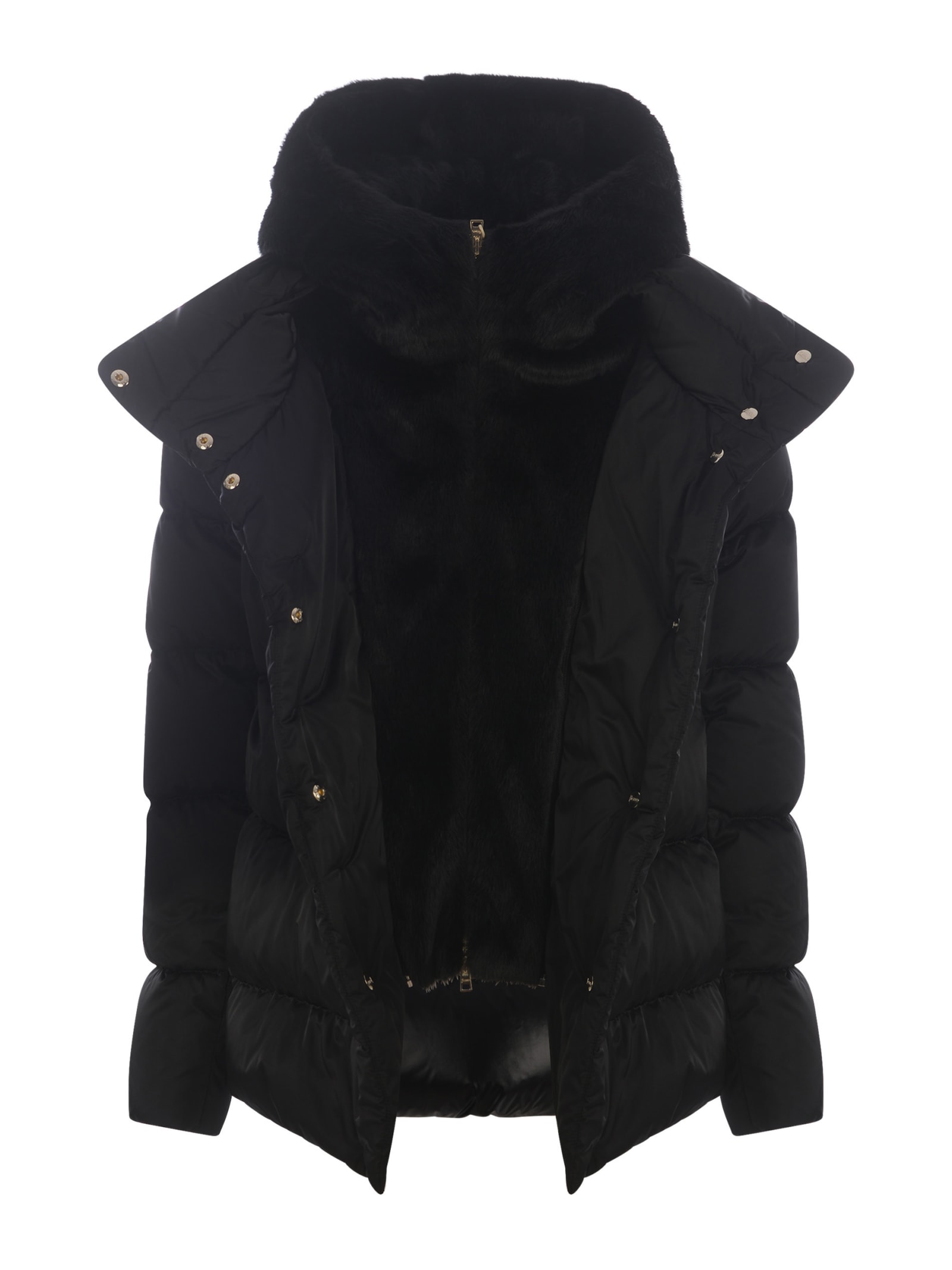 Shop Herno Jacket  Made Of Nylon In Black