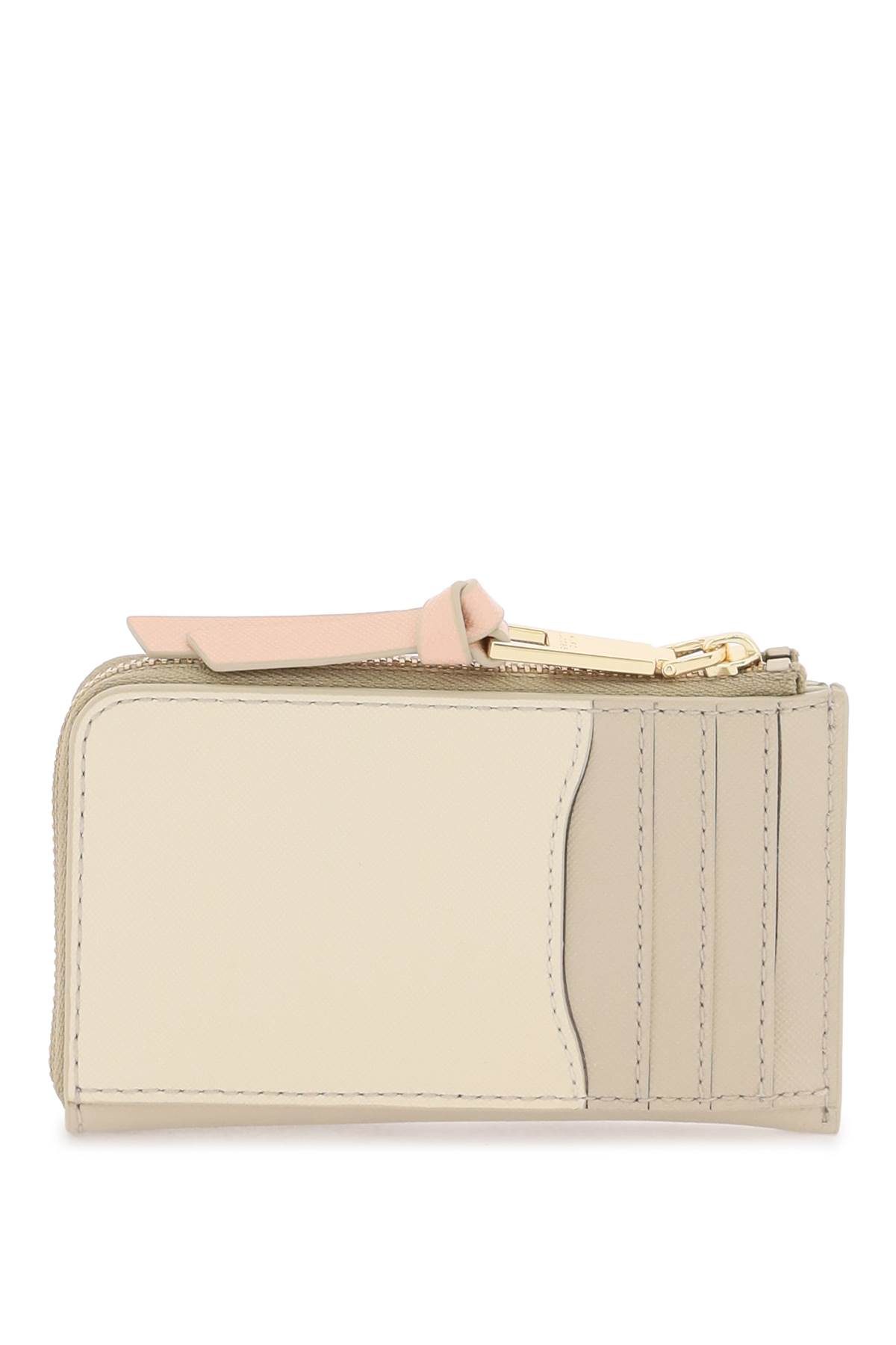 Shop Marc Jacobs The Utility Snapshot Top Zip Multi Wallet In Khaki Multi (beige)