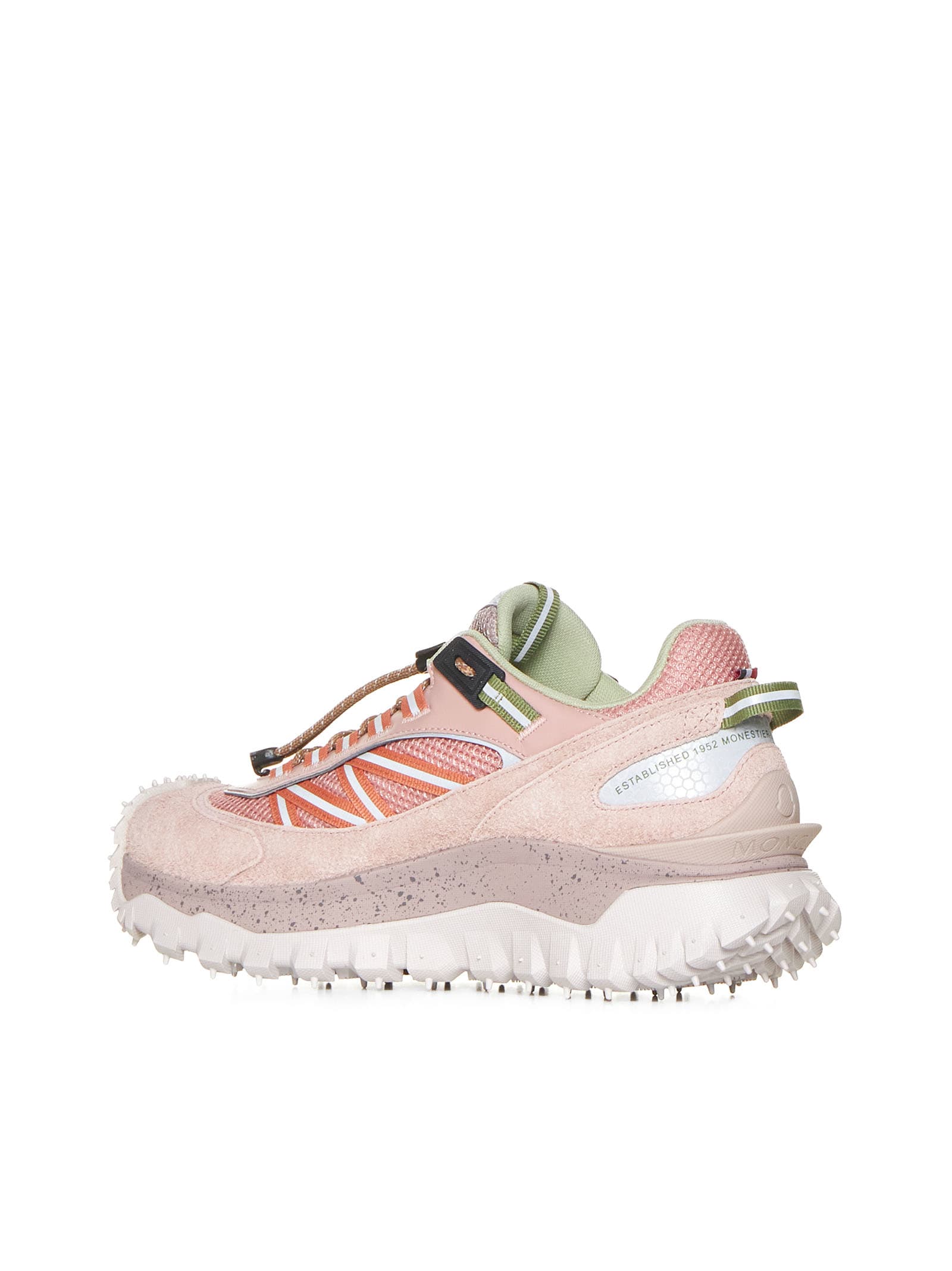Shop Moncler Sneakers In Pink