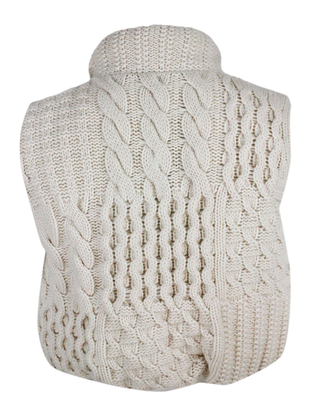 Shop Fabiana Filippi Vest In Cream