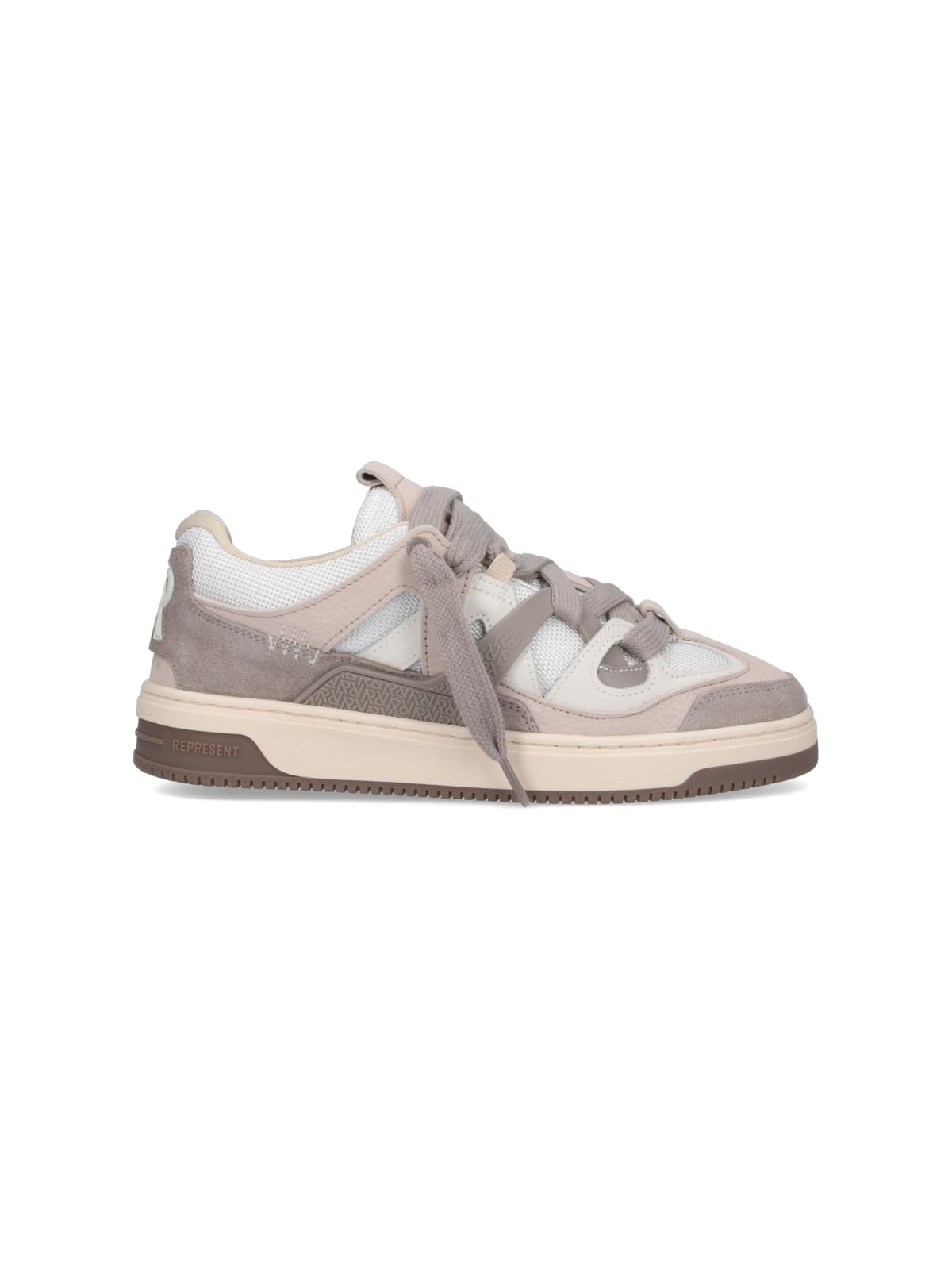Shop Represent Bully Sneakers In Taupe